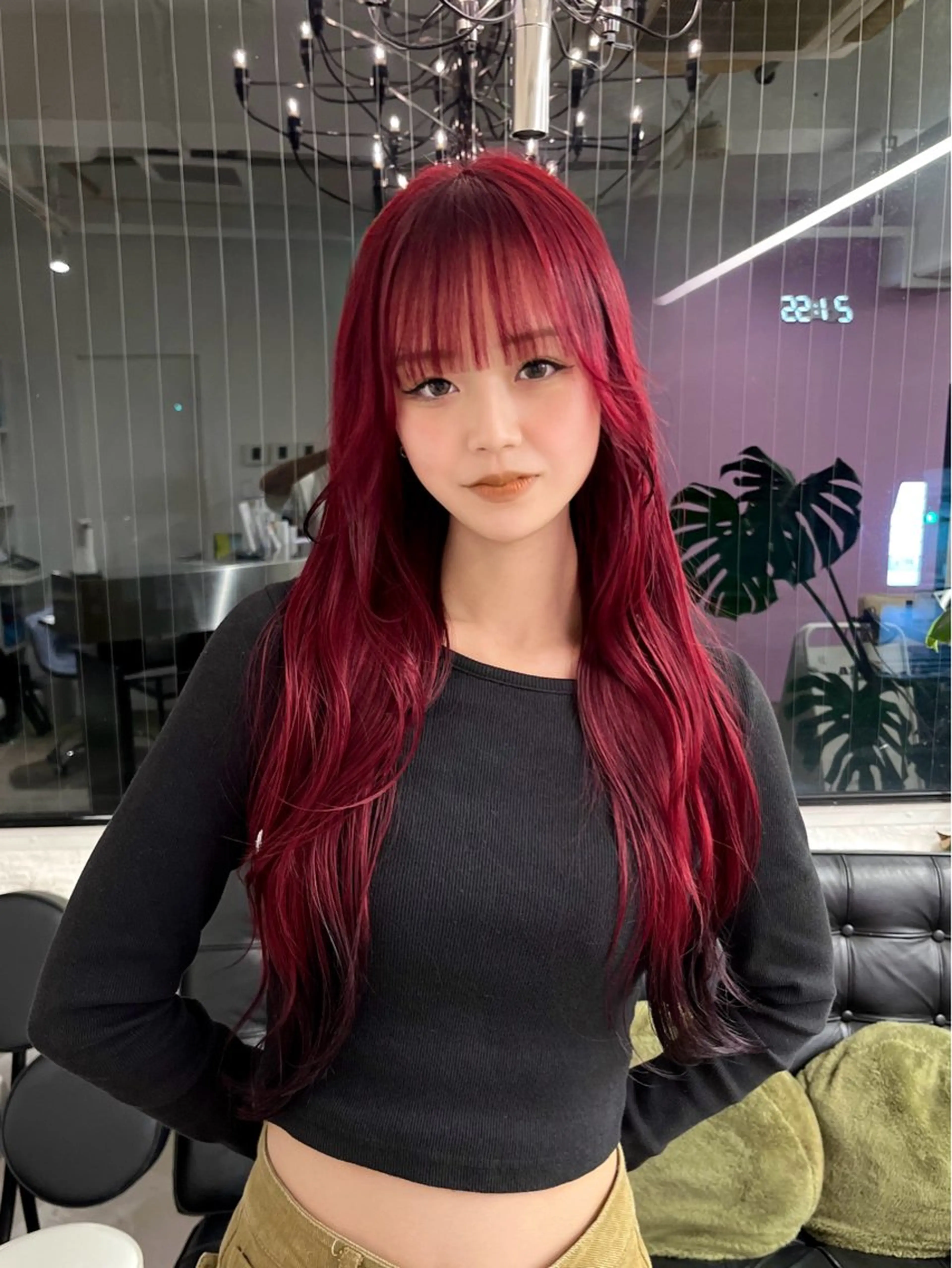 ロング カラー ブリーチ ケアブリーチ ハイトーンカラー ヘアカラー three所属・TOTA 唯一無二カラーのヘアスタイル