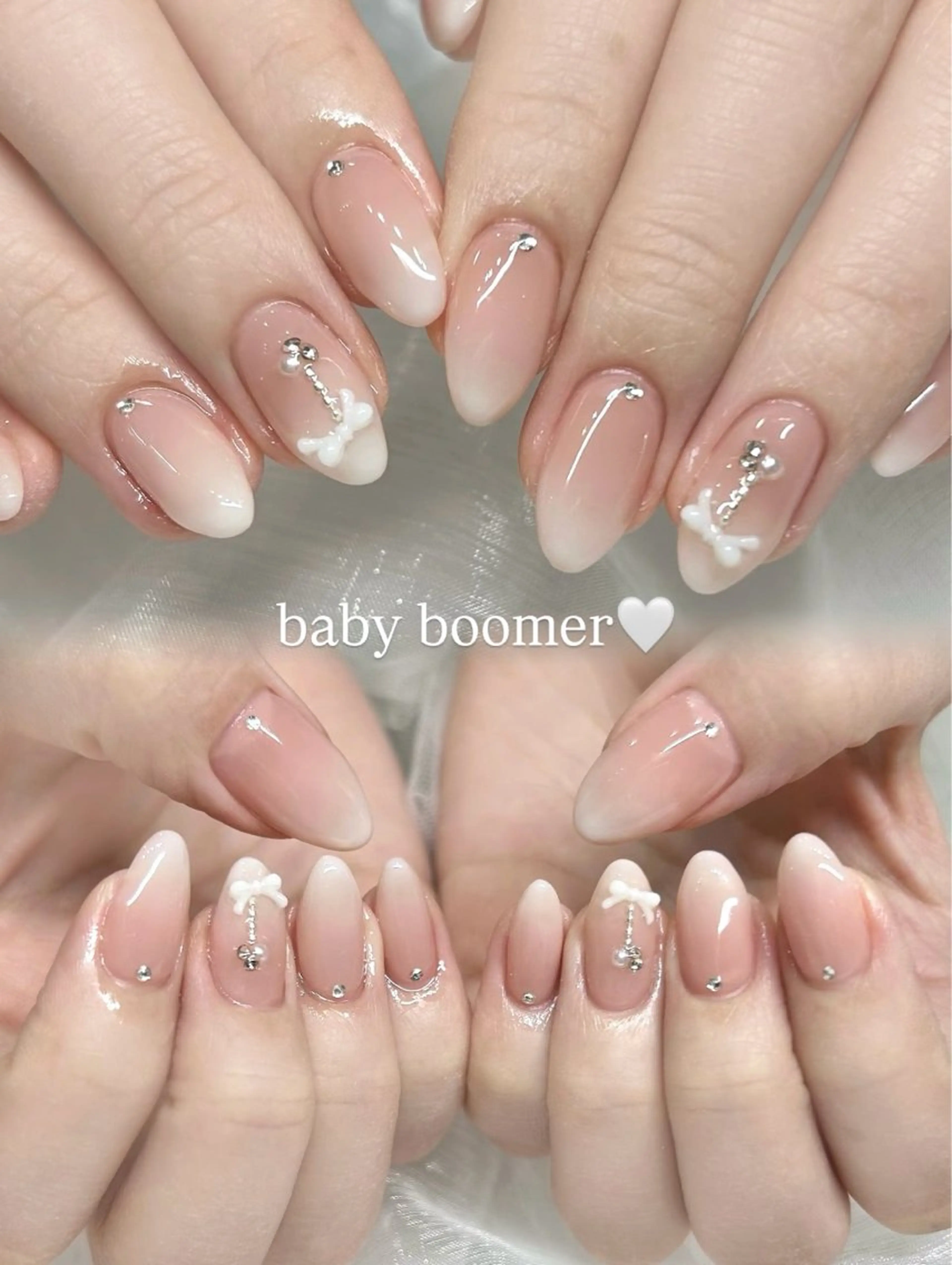 ネイル ジェルネイル ワンカラーネイル パラジェル ピンク リボン ハンドネイル 🎀チーク/ちゅるん 🫧chisa🎀のネイルデザイン