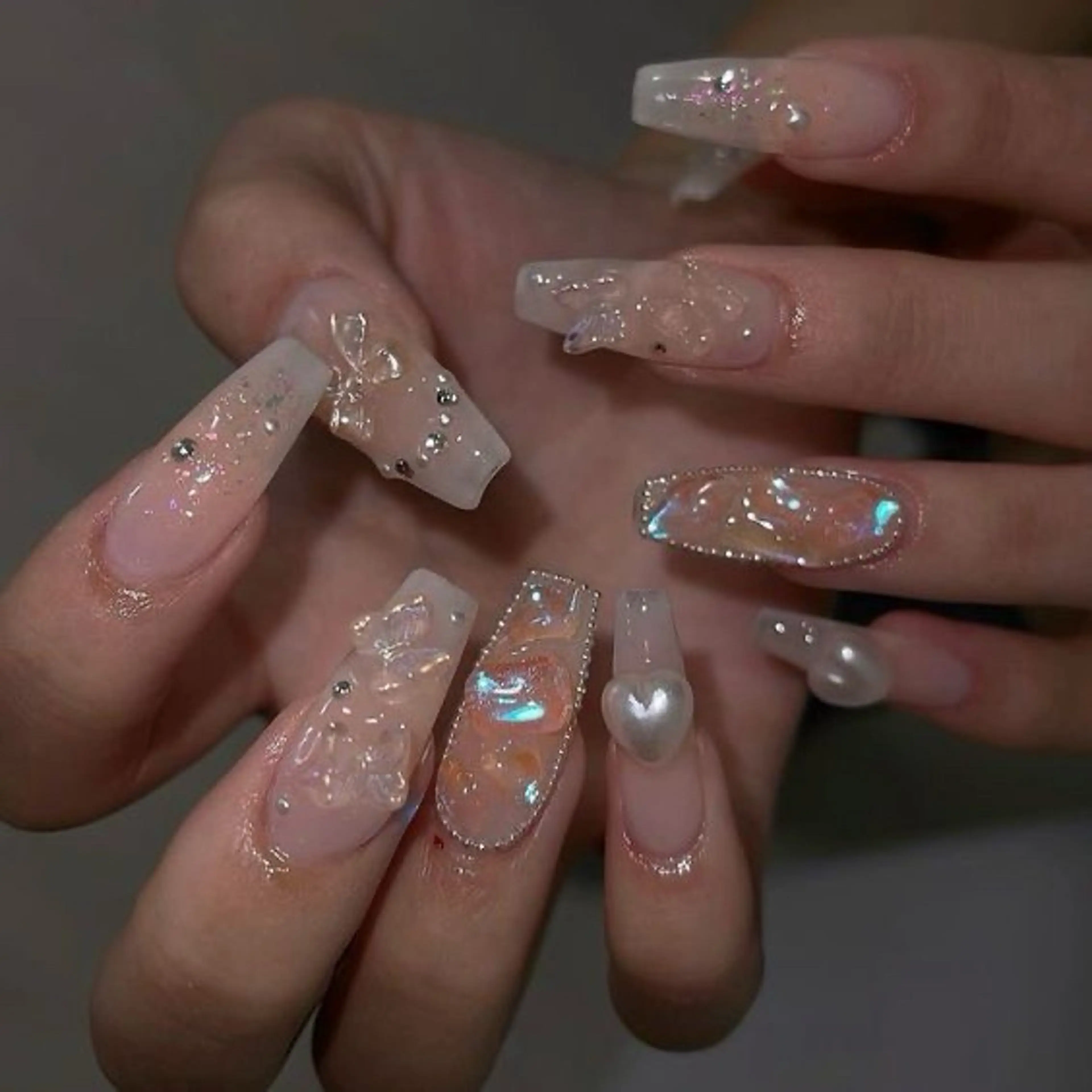 ネイル 韓国ネイル ワンホンネイル ハンドネイル ハンドケア Kawaii _Nailのネイルデザイン