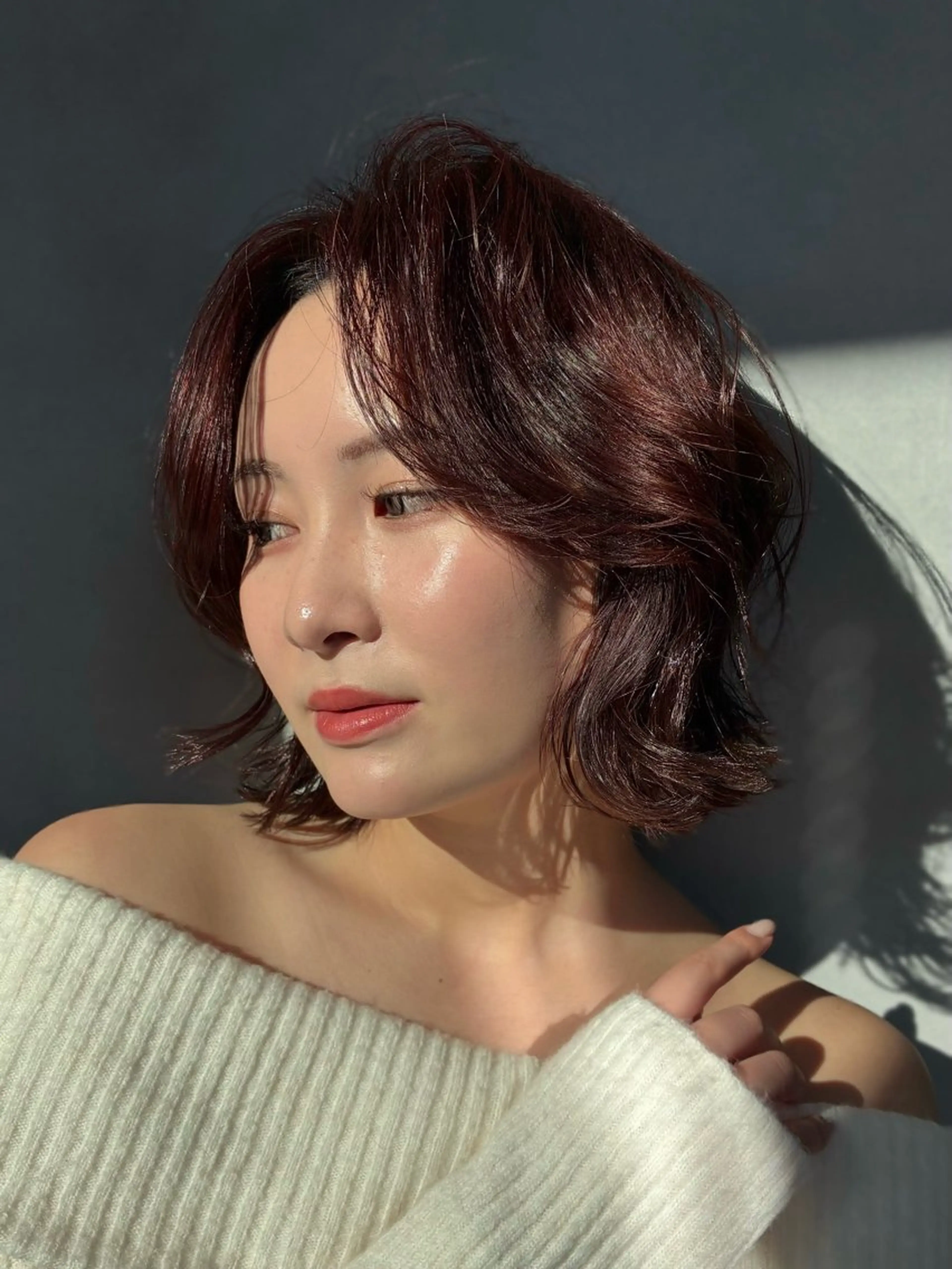 ミディアム 田中 鈴乃/ボブレイヤーのヘアスタイル