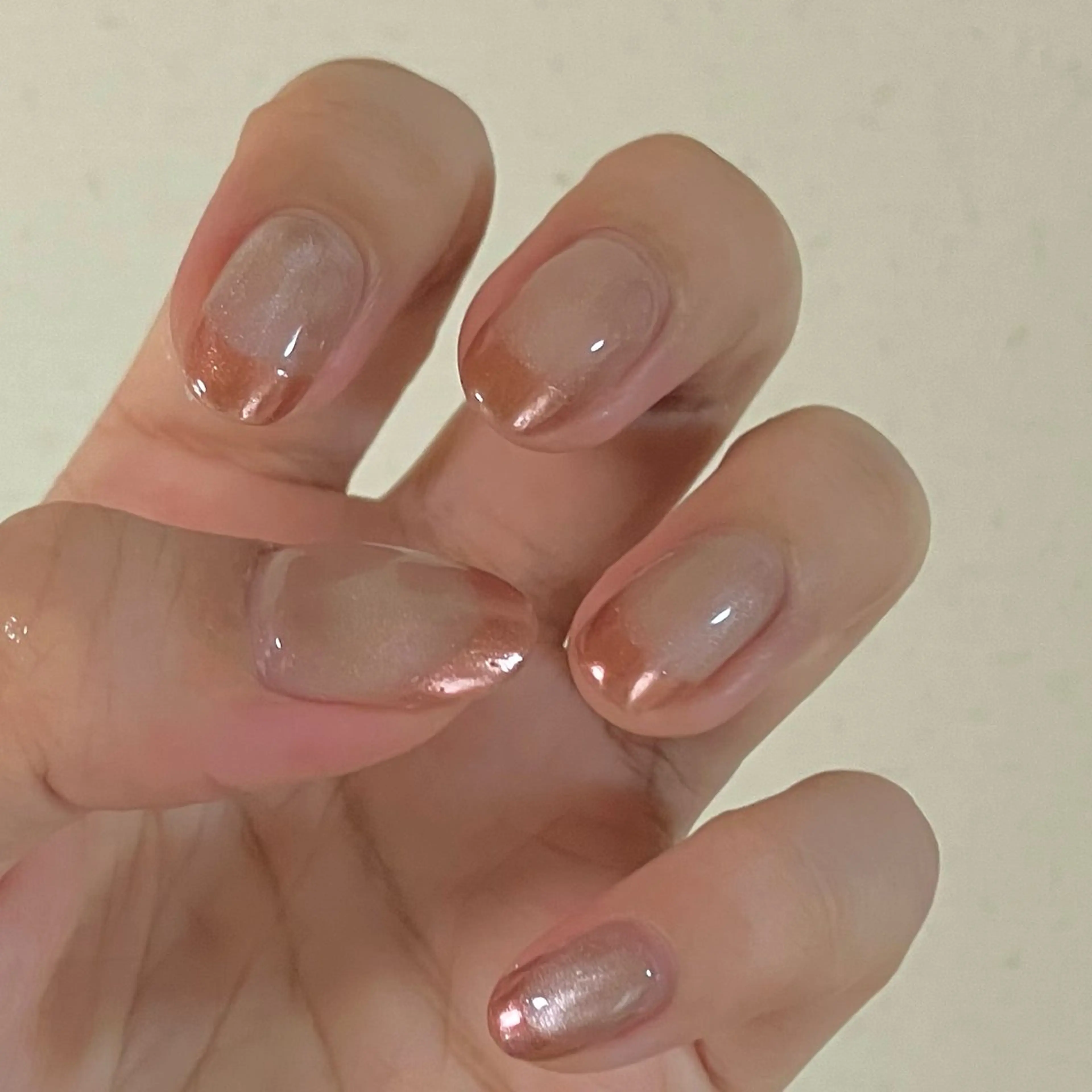 ネイル フレンチネイル マグネットネイル ミラーネイル SALON nawaのネイルデザイン