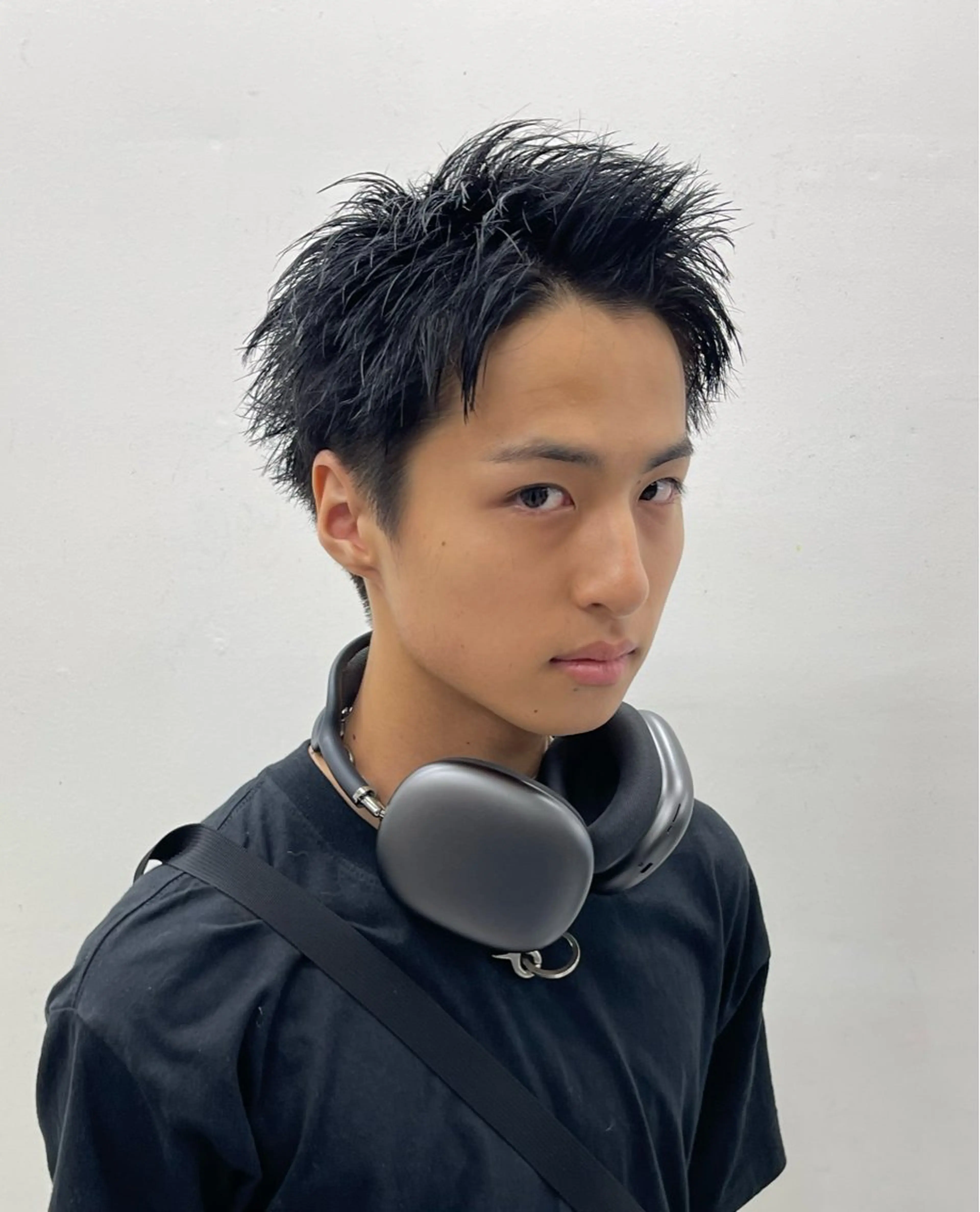 ショート メンズ カット 森本裕/オーナー/ スパイラルパーマのヘアスタイル