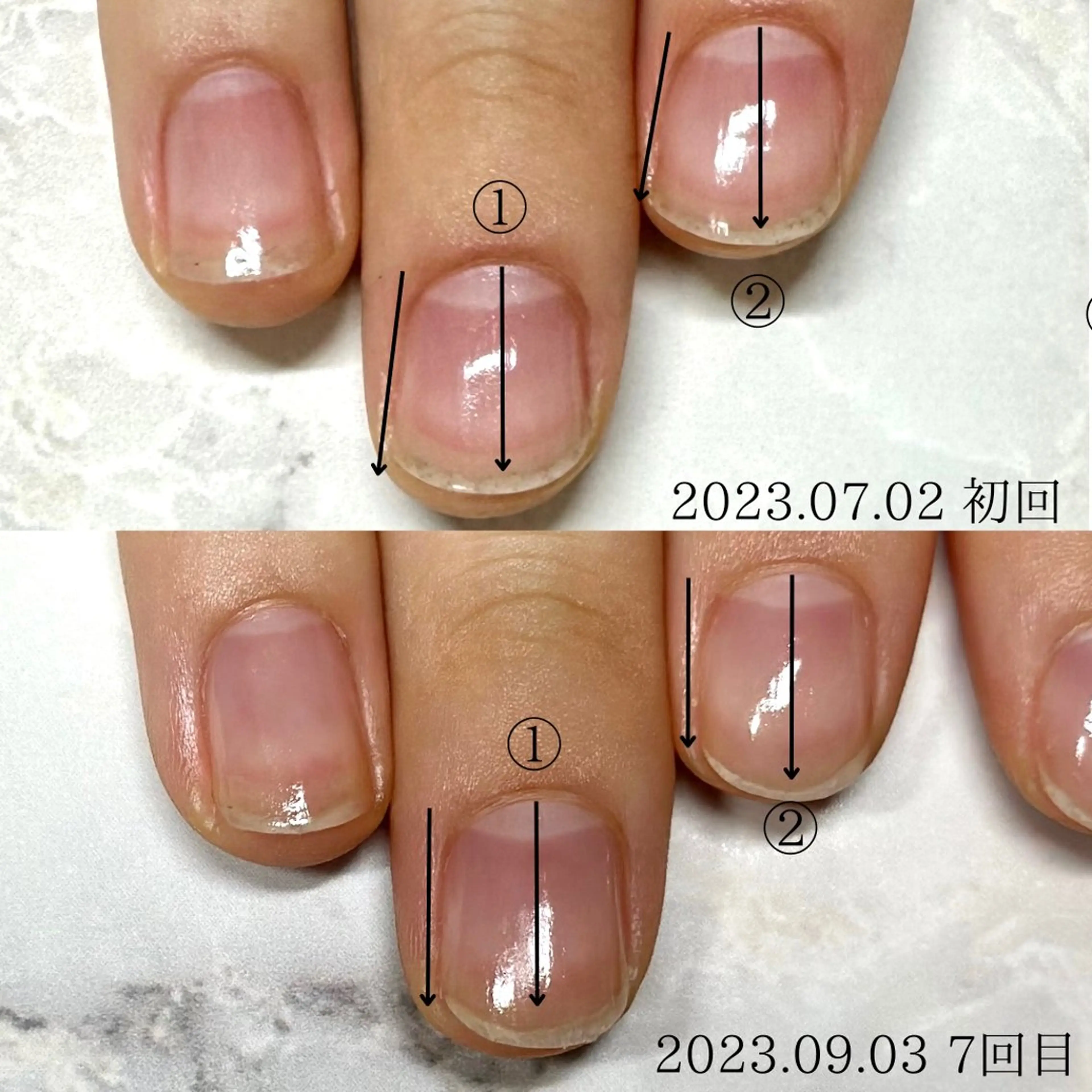 ショート ハンドケア Yuki S.Nailのネイルデザイン