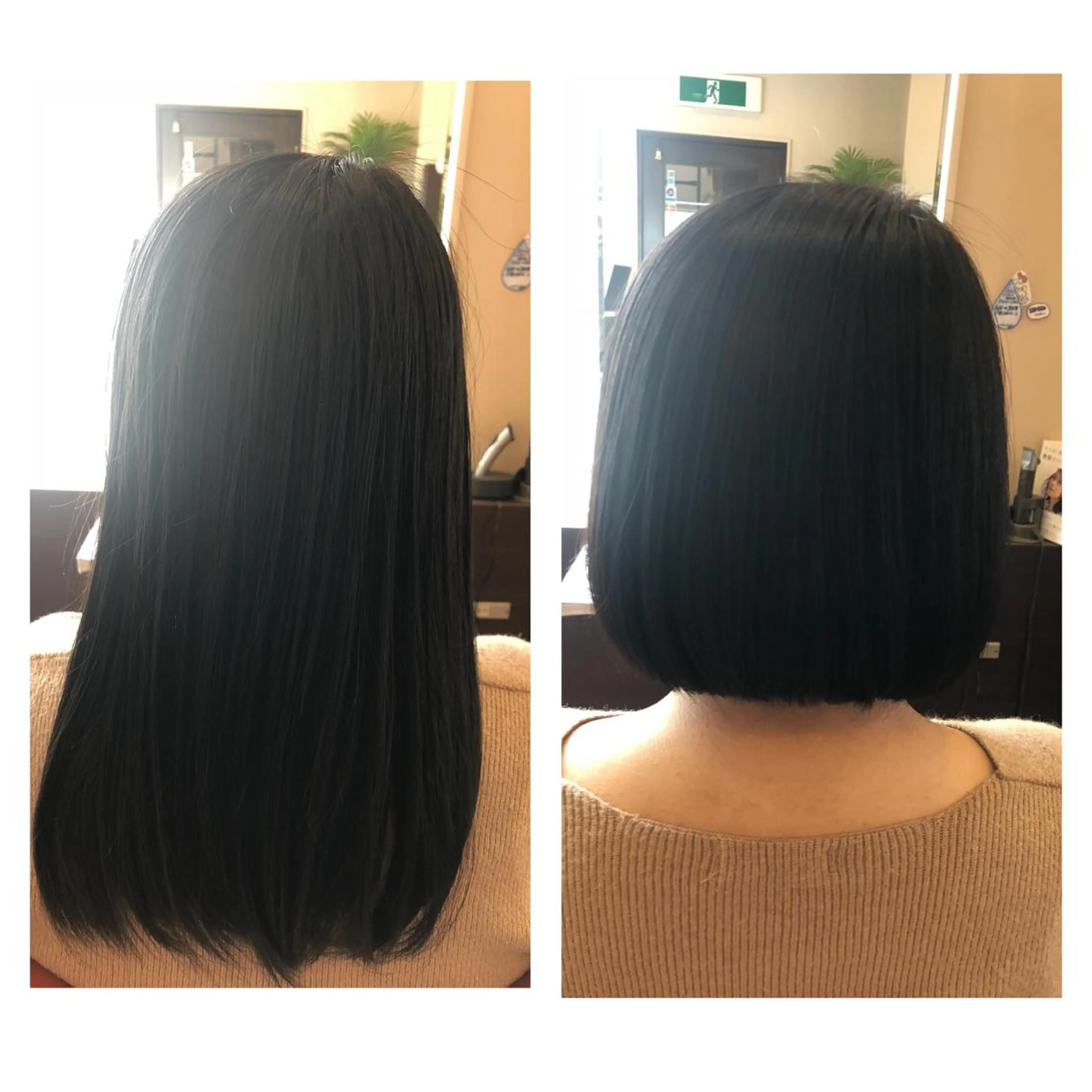 ミディアム ボブ カット やまぐち まりんのヘアスタイル