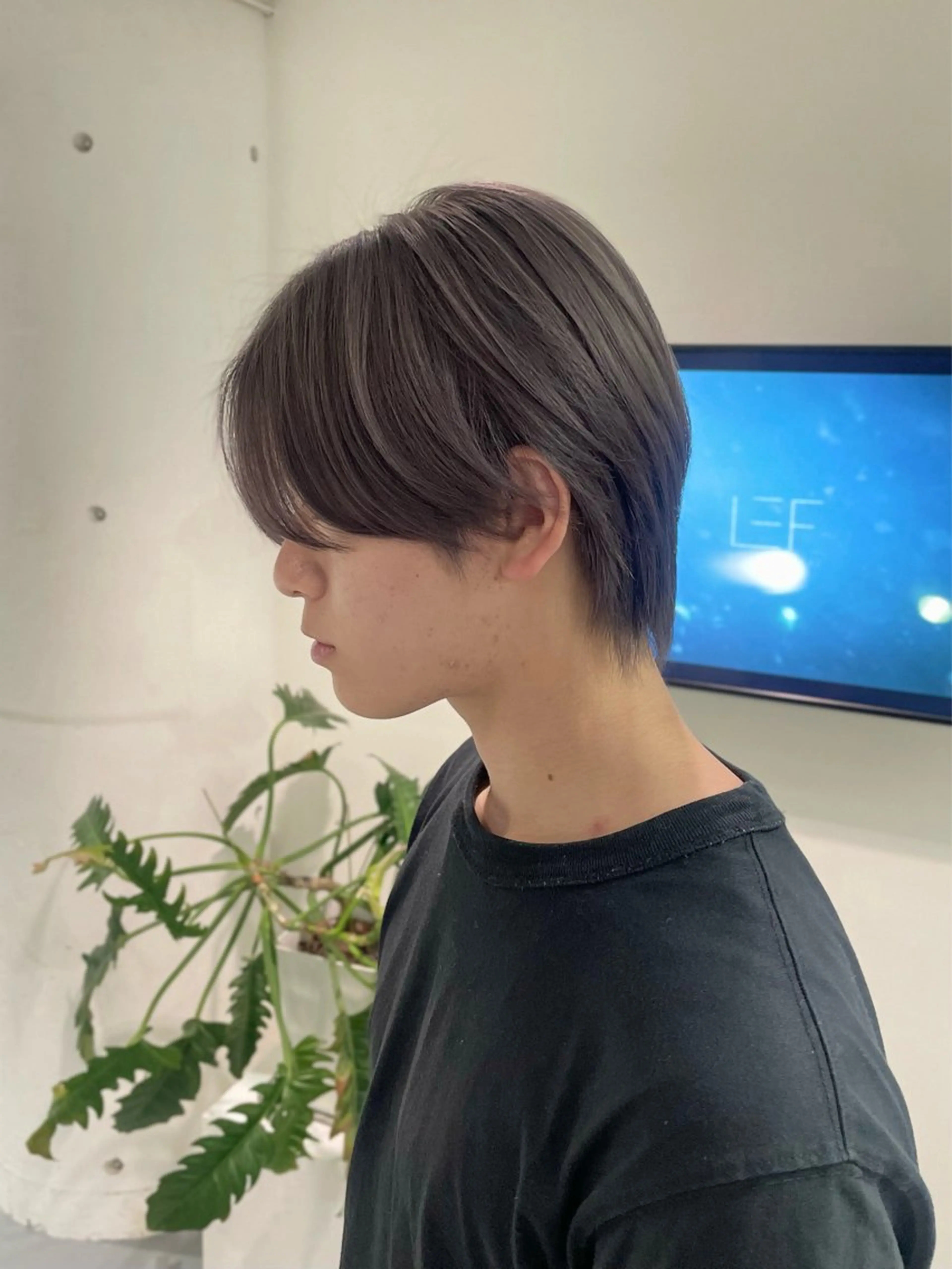 ショート ヘアカラー LEF TATEMACHI所属・西山祐生/ハイトーン /ケアブリーチ/艶髪のヘアスタイル