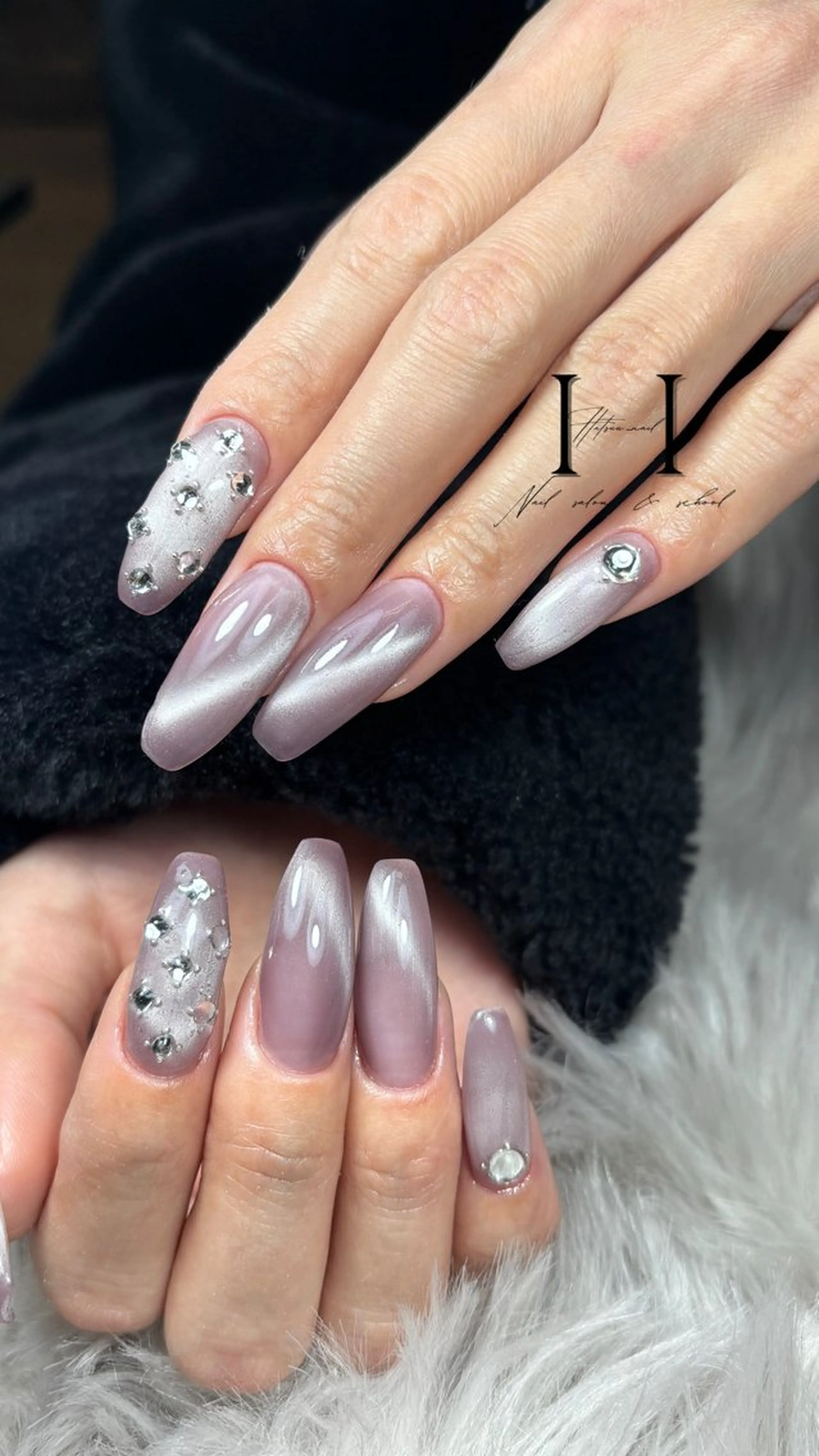 ネイル マグネットネイル ハンドネイル Hatsuu nail所属・HatsuuNail salonアリスのネイルデザイン