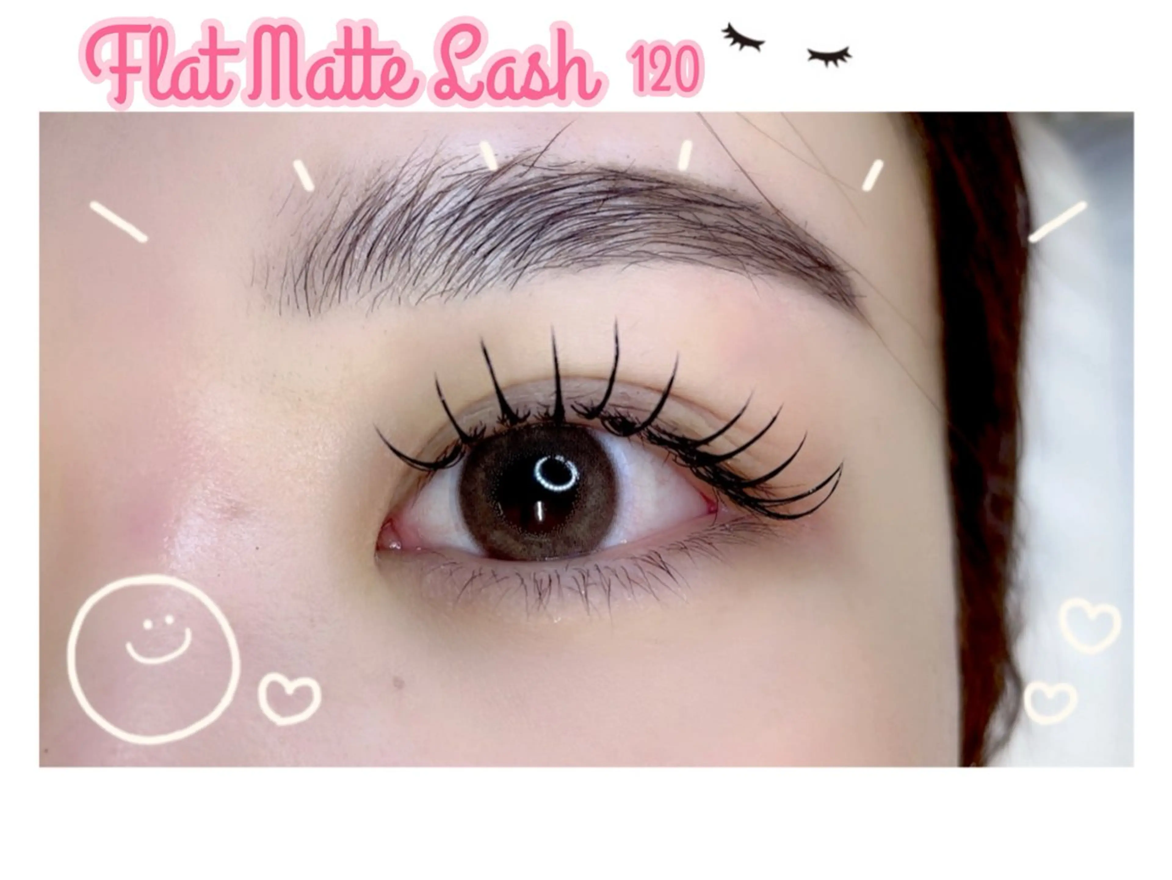 マツエク・マツパ Morganite 🦋 ÿui 🦋のマツエク・マツパデザイン