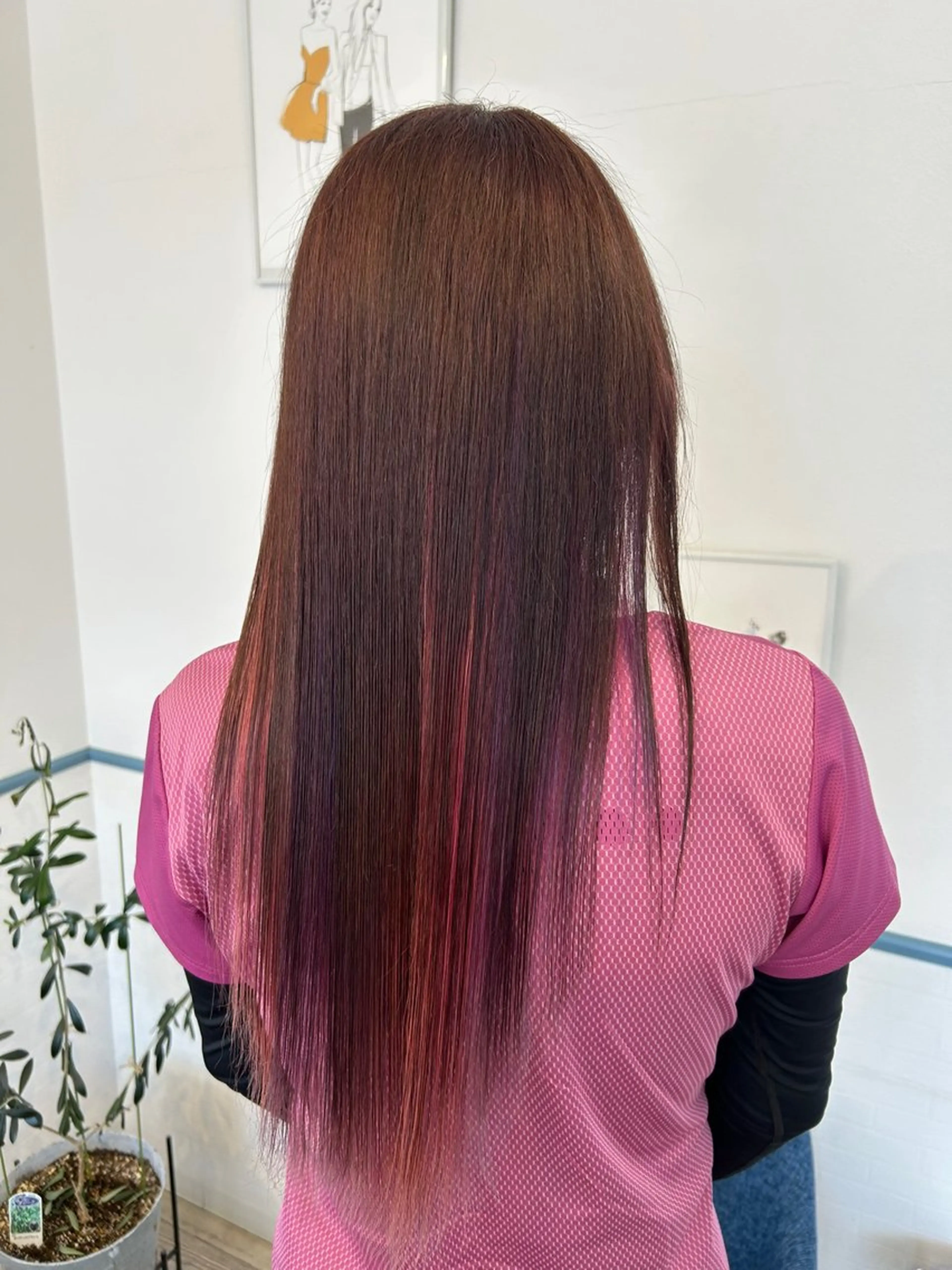 カラー ヘアカラー 青木 優雅のヘアスタイル