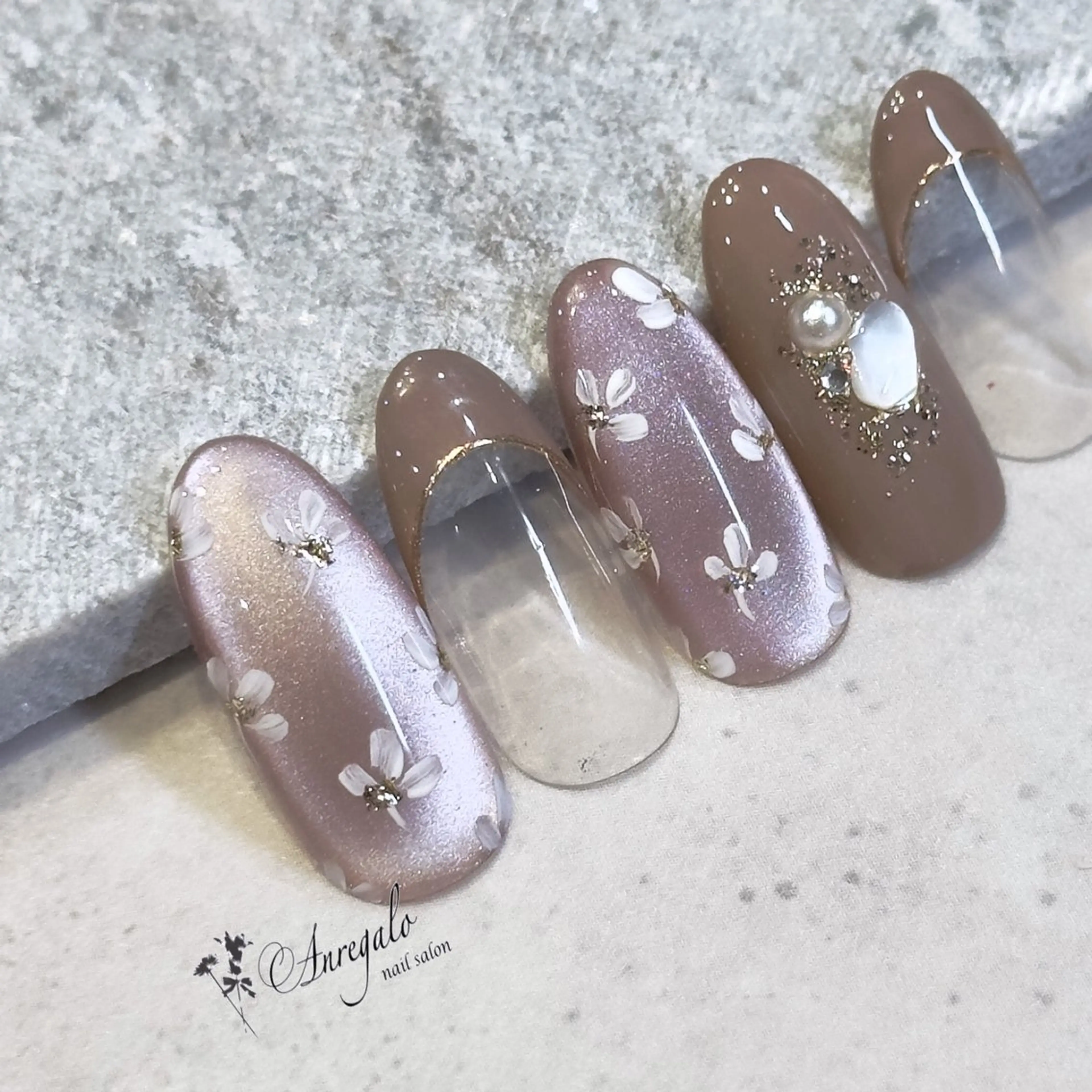 ネイル nail salon Anregalo《アンレガロ》所属・橋本 麻未のネイルデザイン