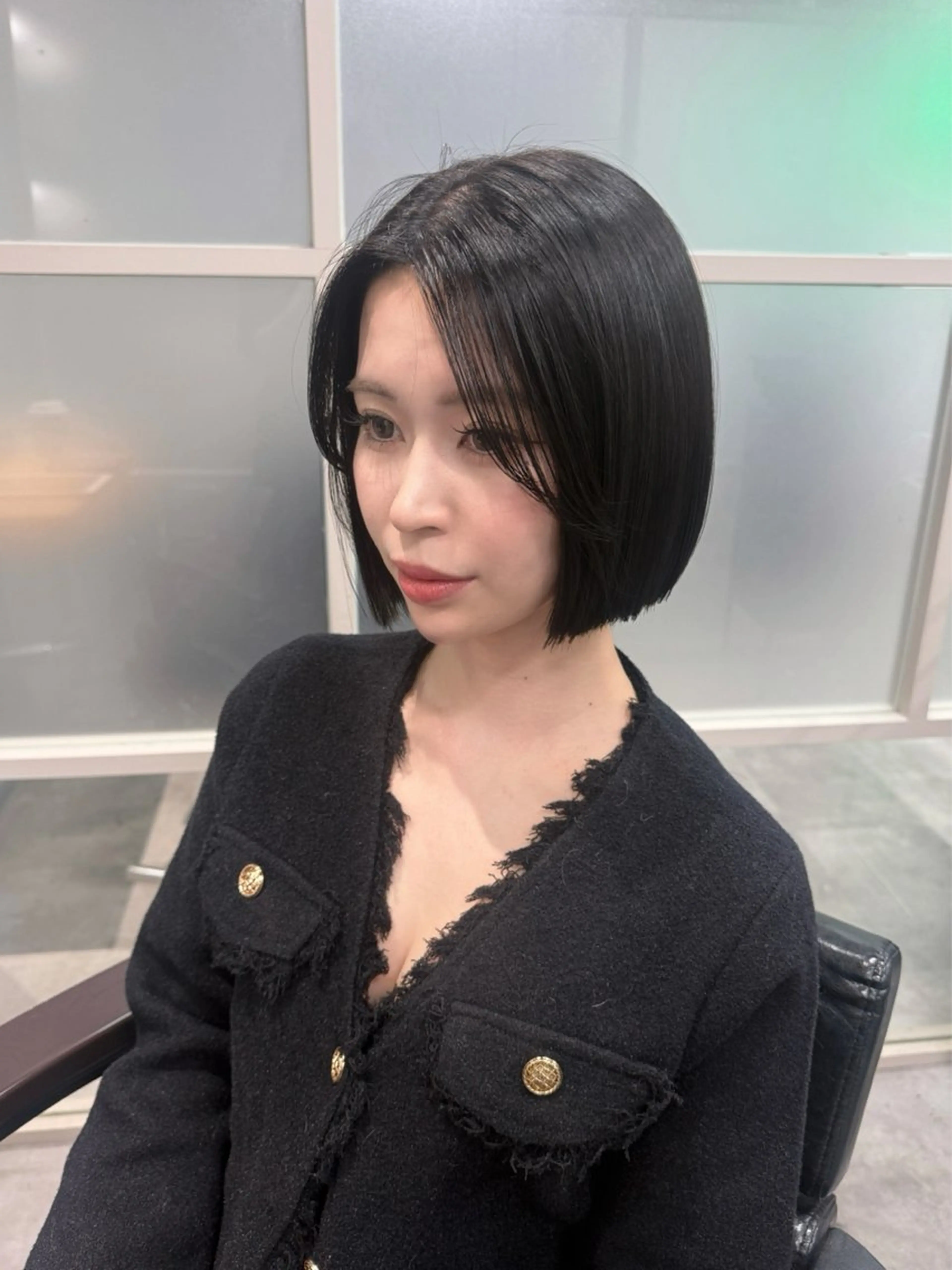 ショート カット ヘアカラー トリートメント ayano /レイヤー/艶カラーのヘアスタイル