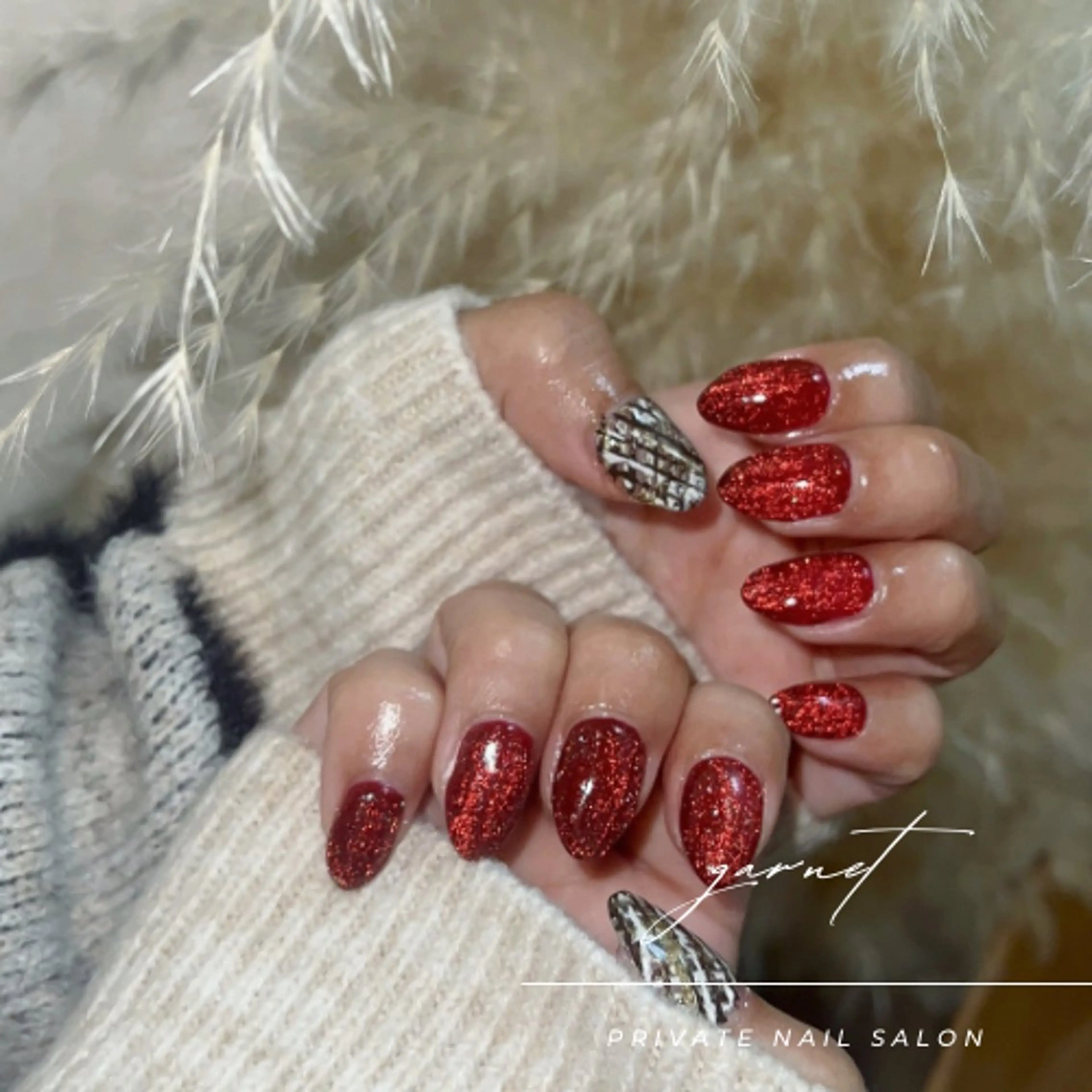 ネイル ハンドネイル Garnet nailのネイルデザイン