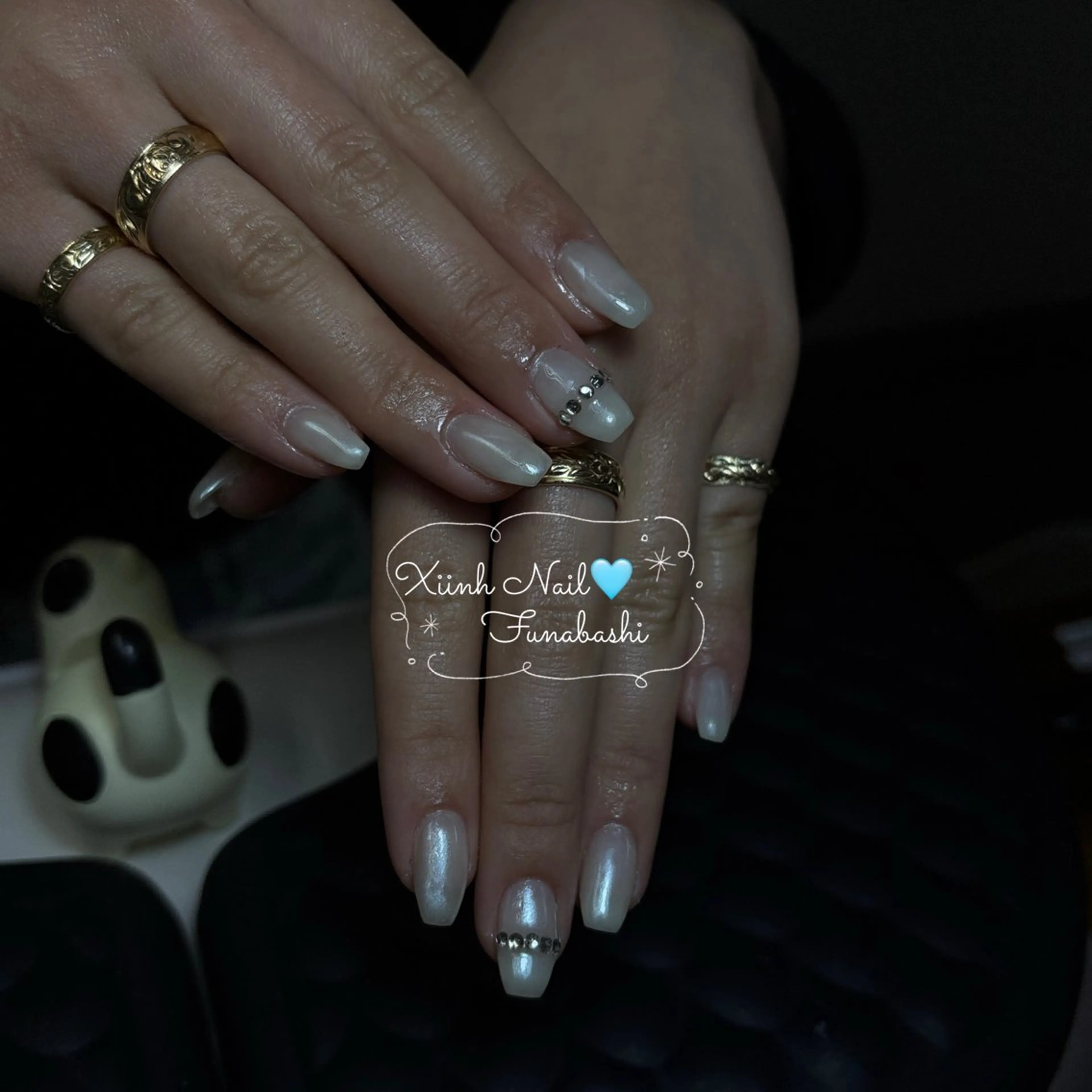 ネイル チークネイル 桜ネイル 長さ出し フットネイル ジェルネイル ハンドネイル XIINH NAIL SALONのネイルデザイン