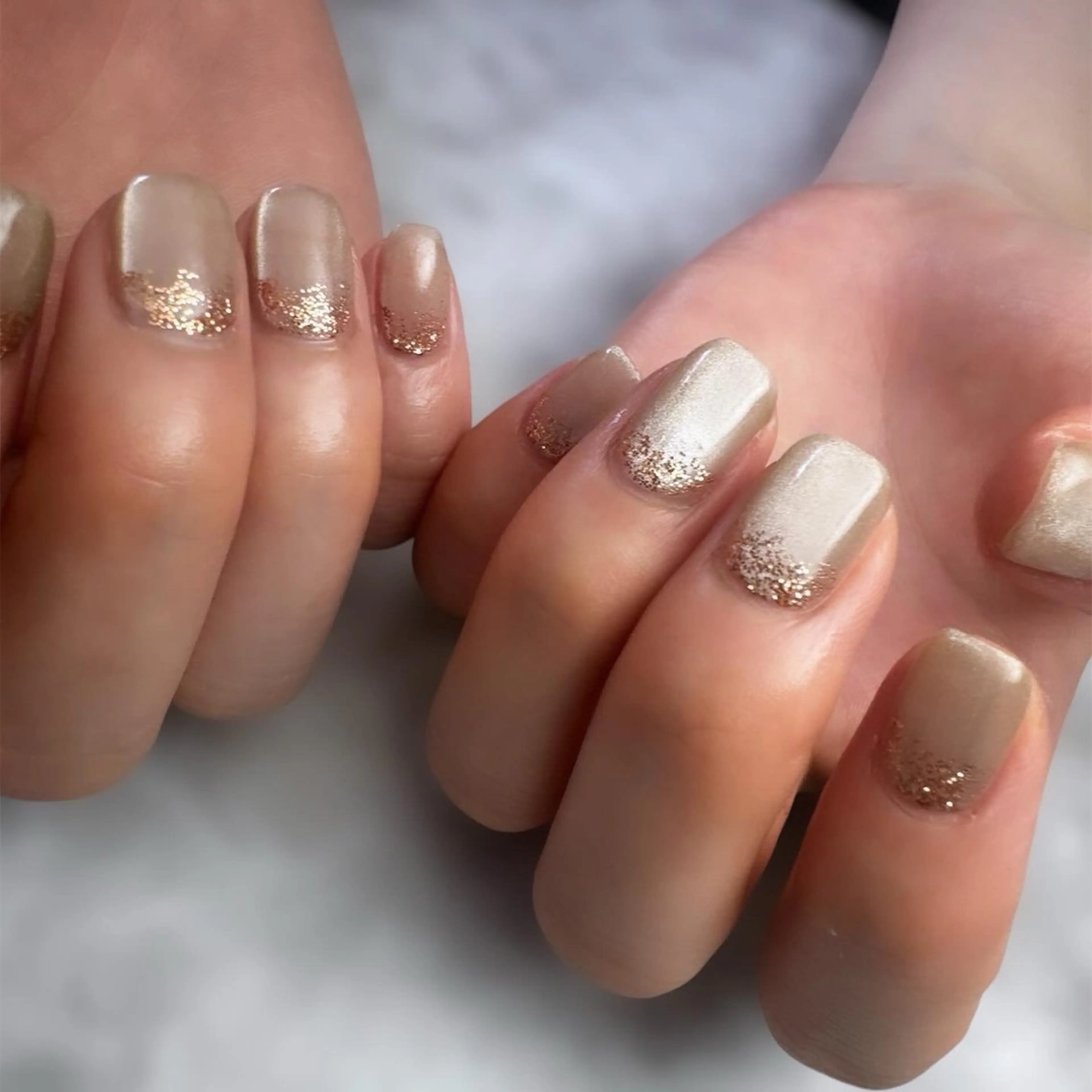 ネイル ジェルネイル マグネットネイル ミラーネイル ニュアンスネイル パラジェル Nu:茅ヶ崎所属・Nu: ヌーのネイルデザイン