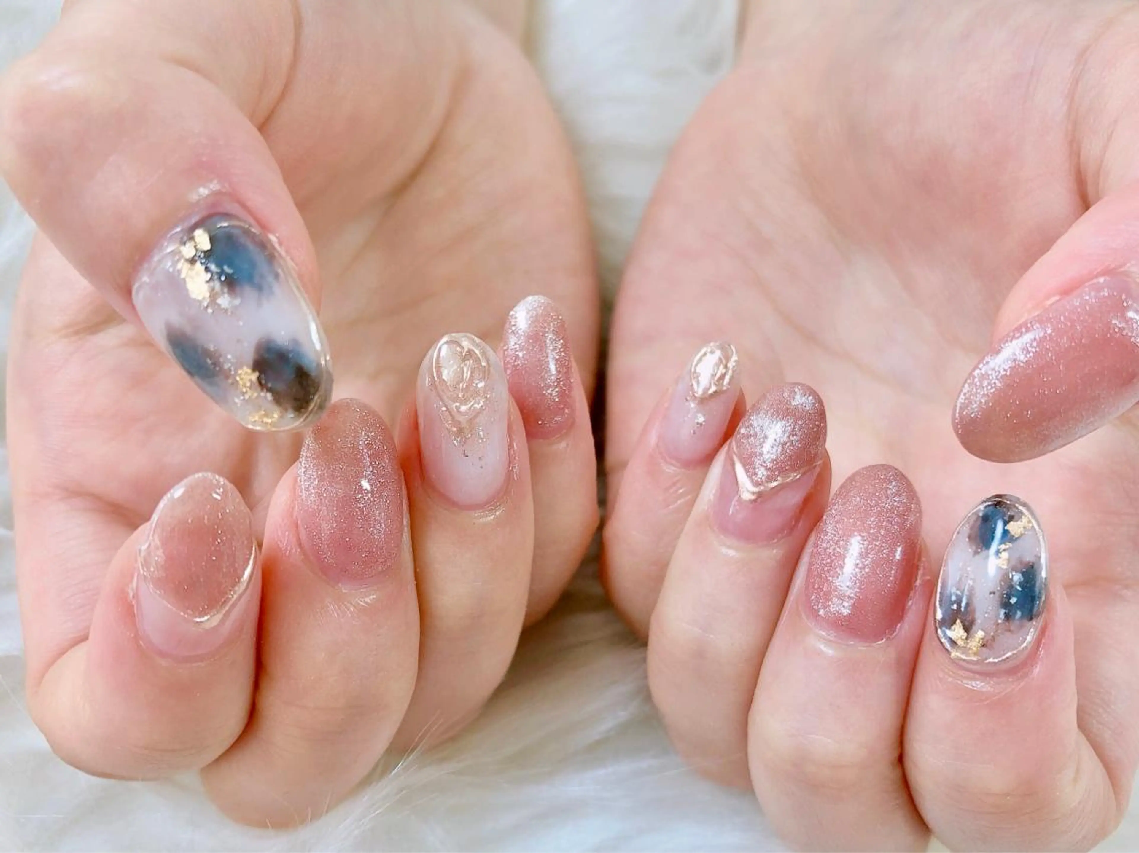 ネイル アートネイル マグネットネイル kiki nail 二子玉川のネイルデザイン