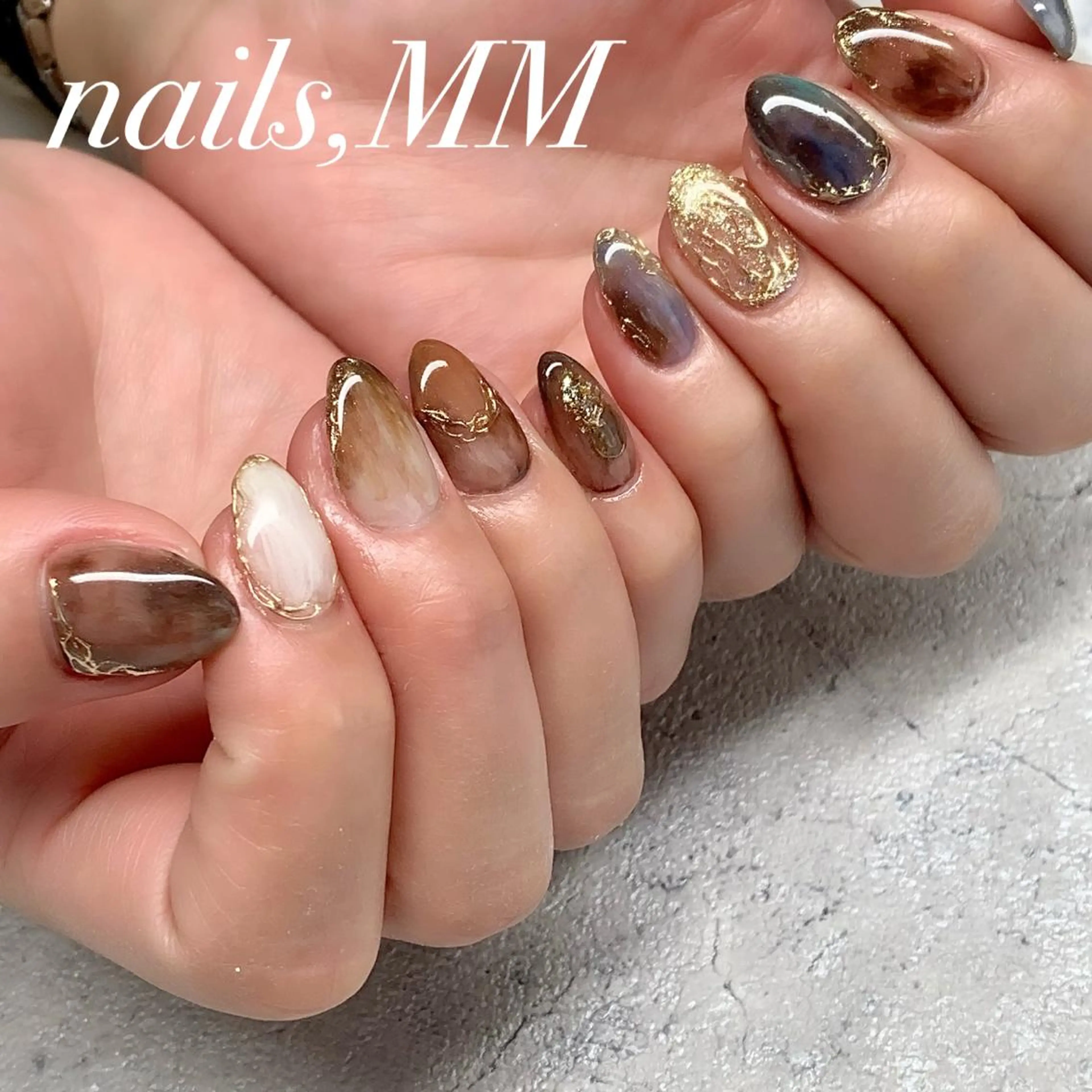 ネイル ニュアンスネイル ハンドネイル nailsalon MMのネイルデザイン