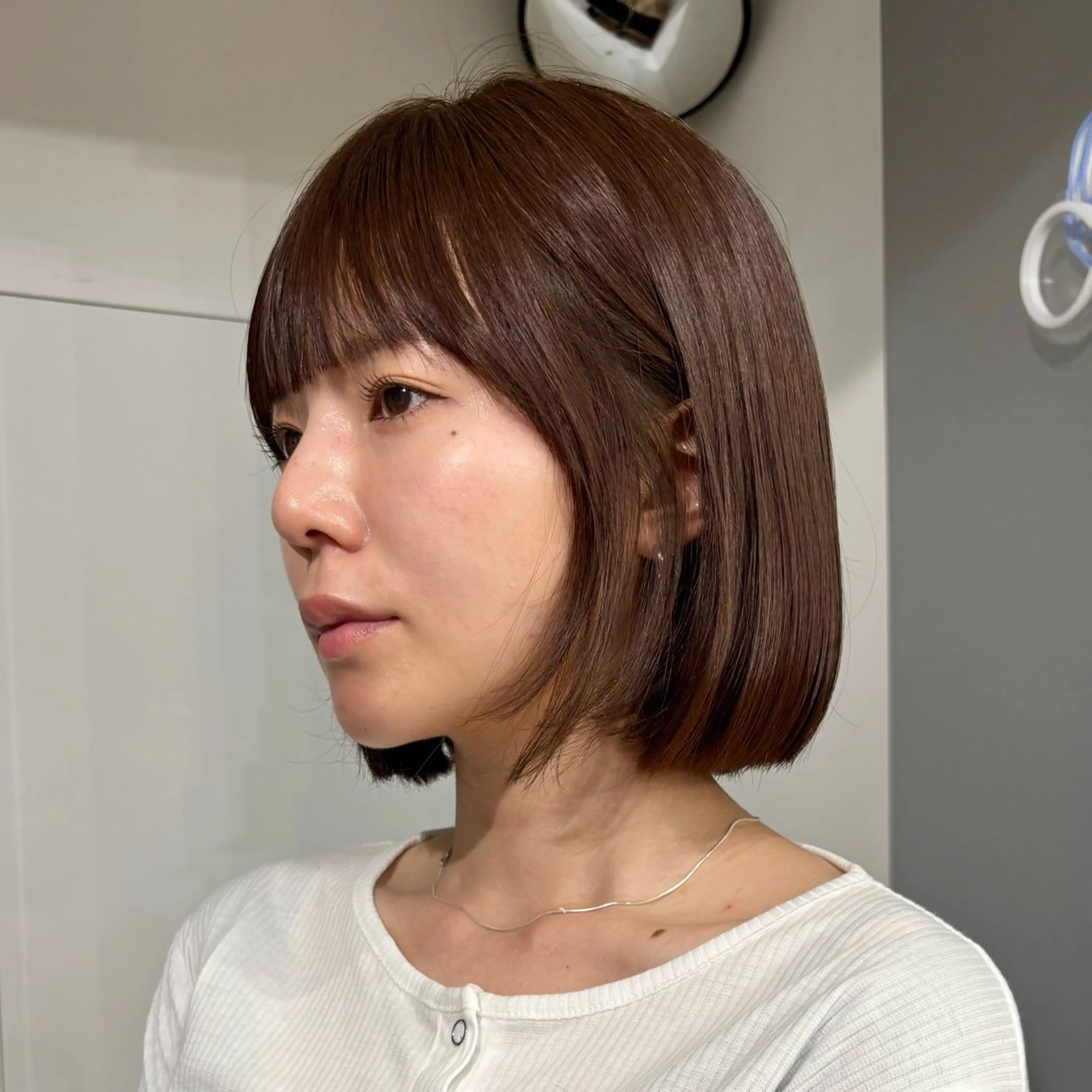 ショート カラー ブリーチ ブラウンカラー ダブルカラー ブリーチなしカラー 🎀暖色カラー/ Kano🎀のヘアスタイル