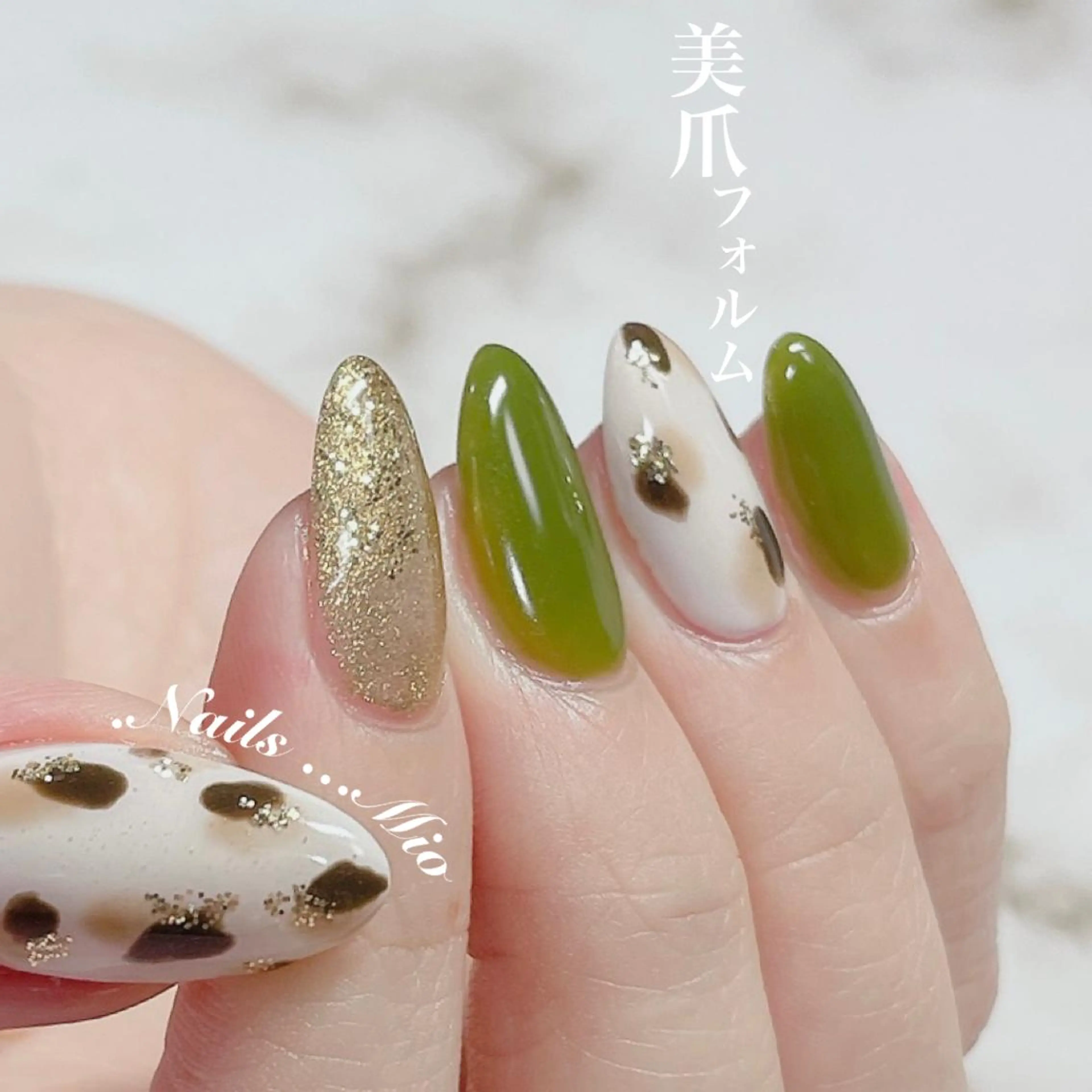 ネイル 春ネイル ハンドネイル ハンドケア .Nails Mio 赤羽西ネイルサロンのネイルデザイン