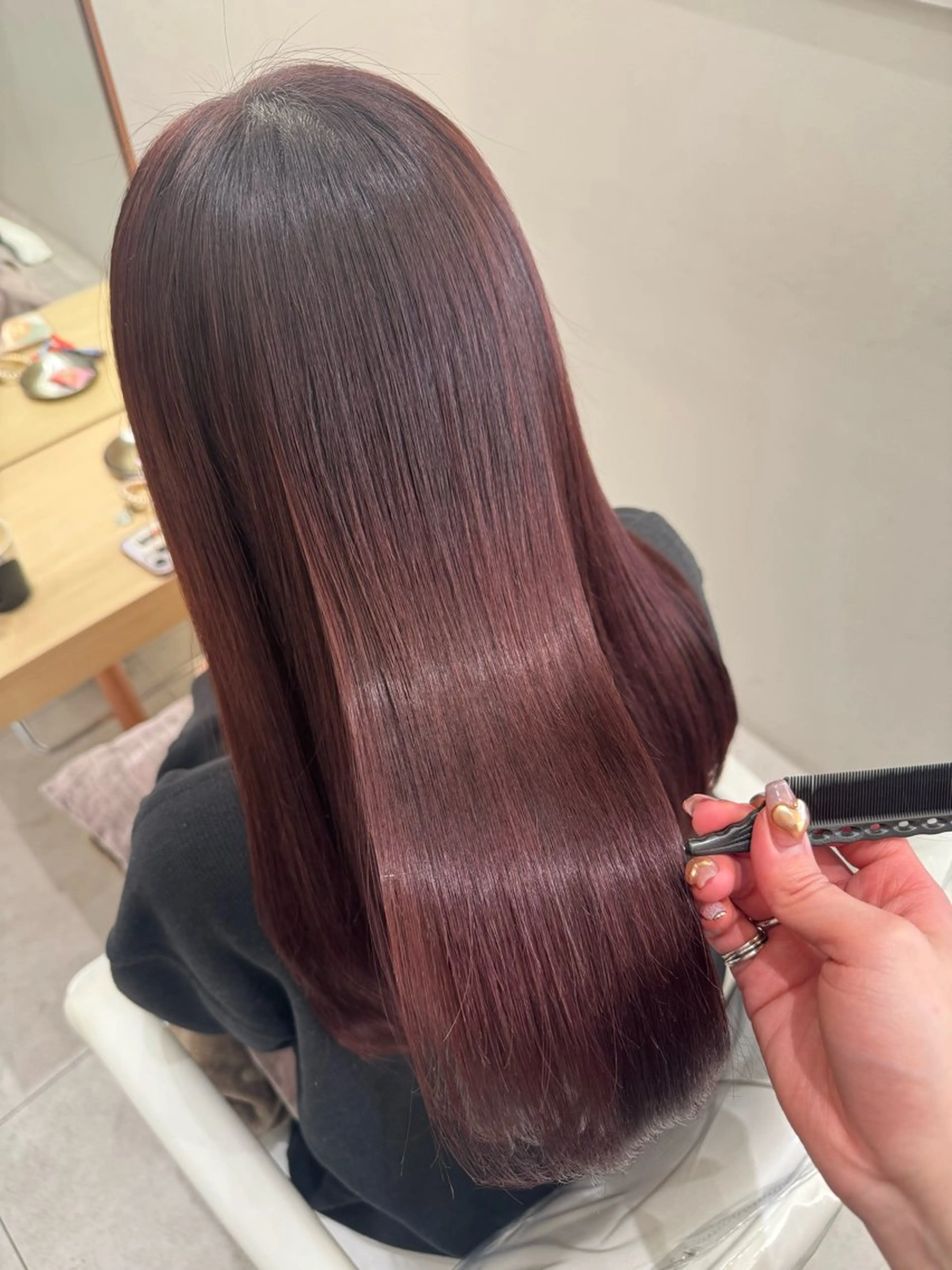 【トリートメント付き✨】カット+カラー+3stepトリートメントの写真