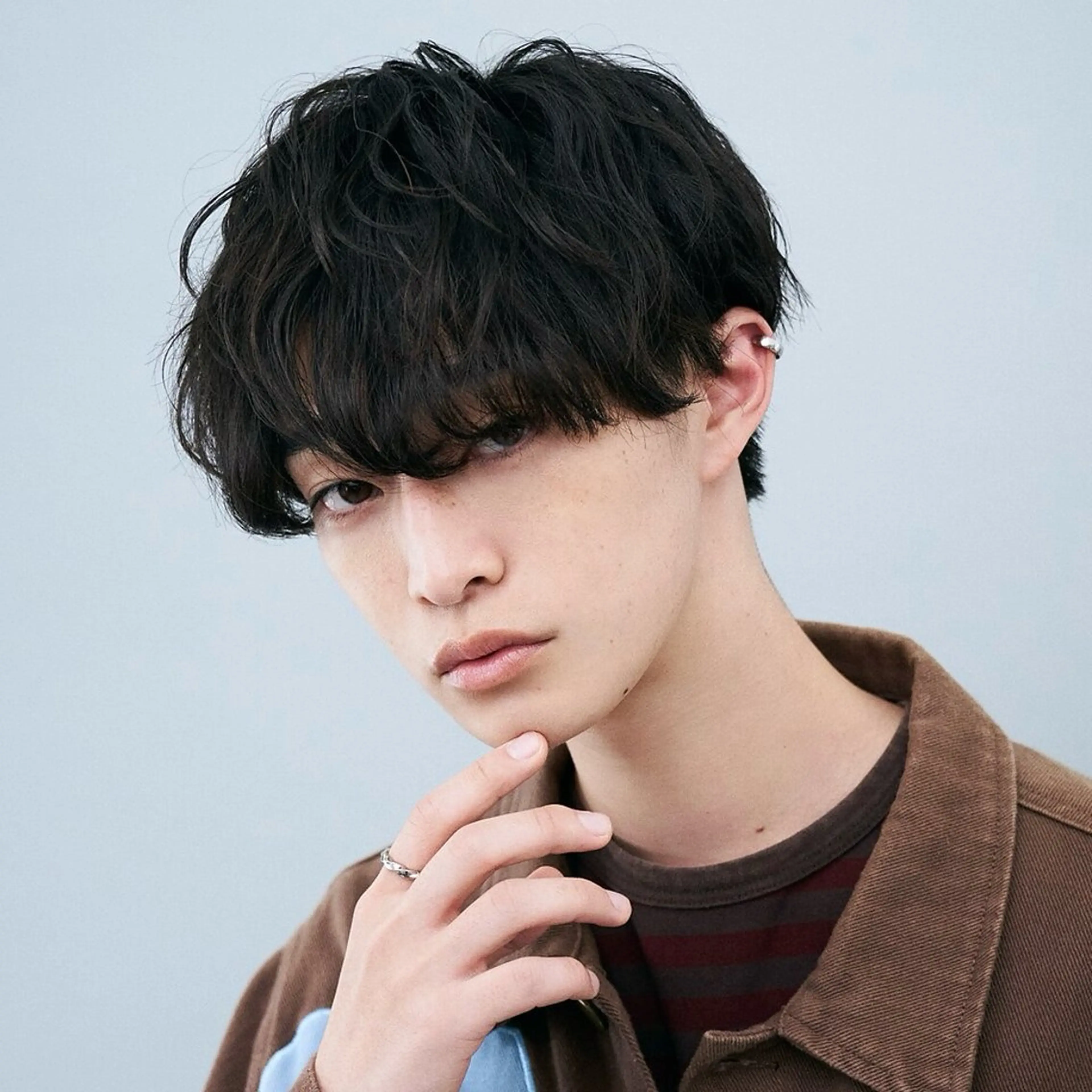 パーマ メンズ パーマ 艶カラー /kokona🤍のヘアスタイル