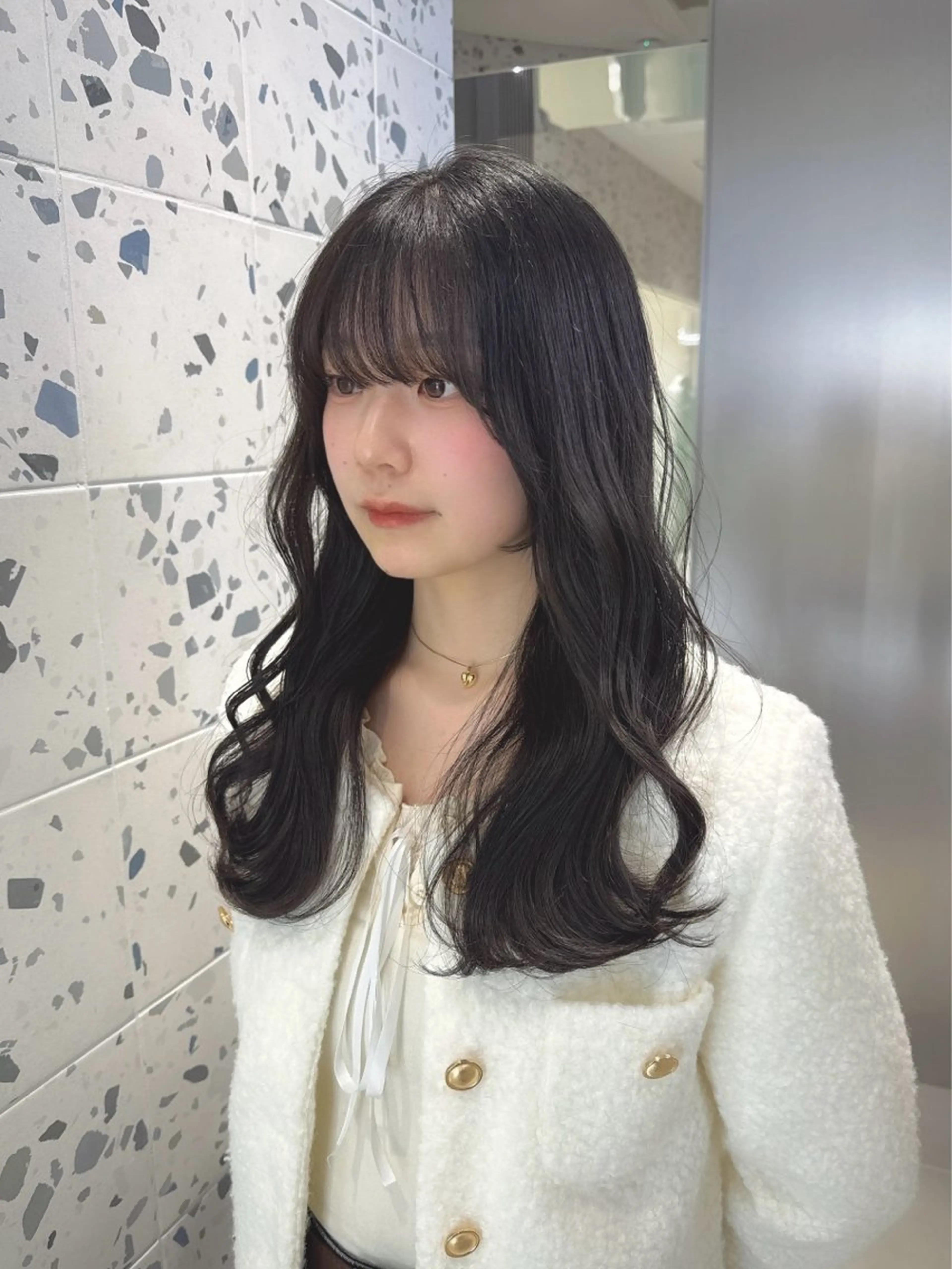 セミロング カラー グレージュ カット ヘアカラー トリートメント LUMO所属・矢野 晃平のヘアスタイル