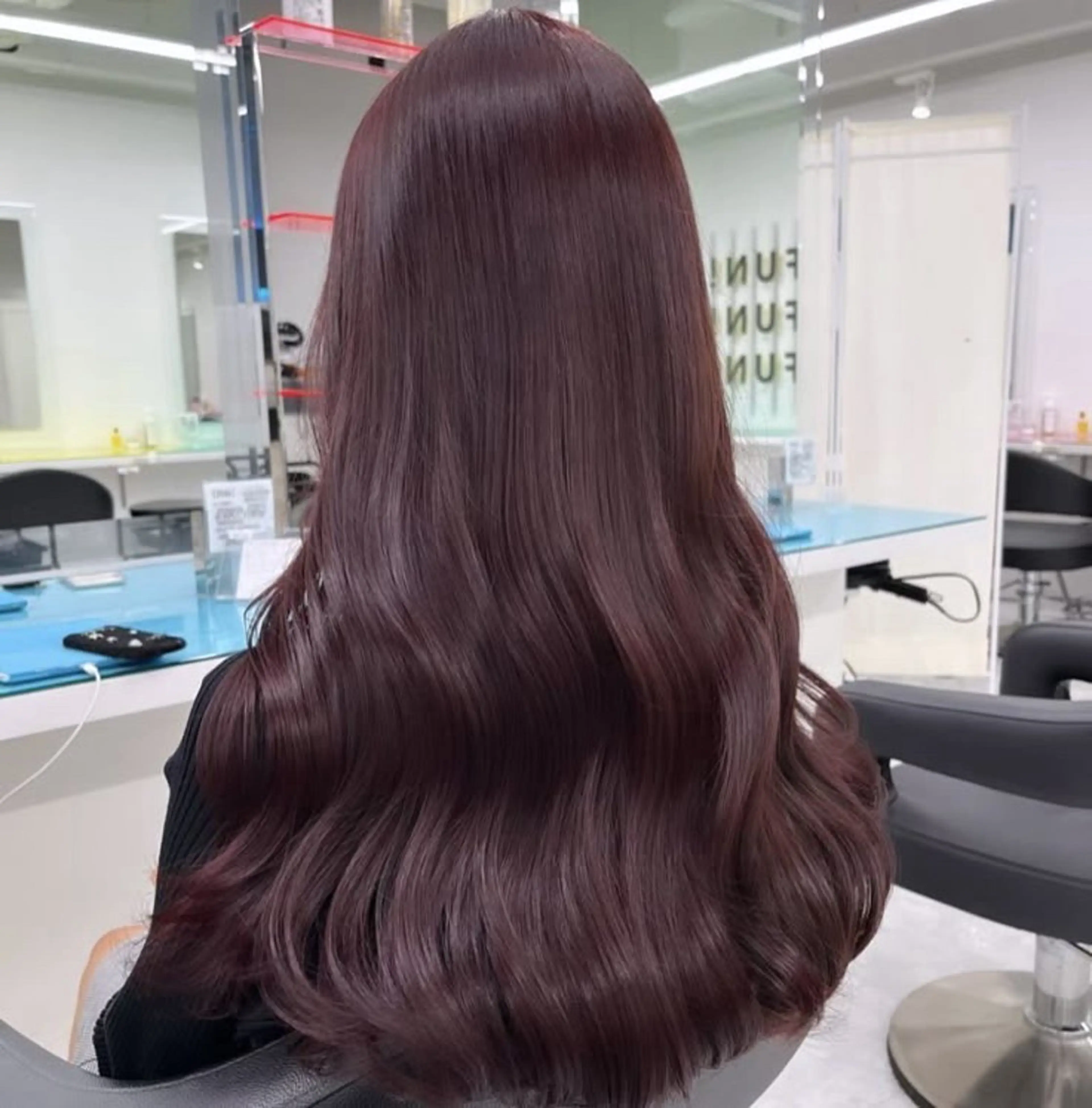 ロング カラー 大人っぽ韓国ヘア 寒色💙yuma💙のヘアスタイル