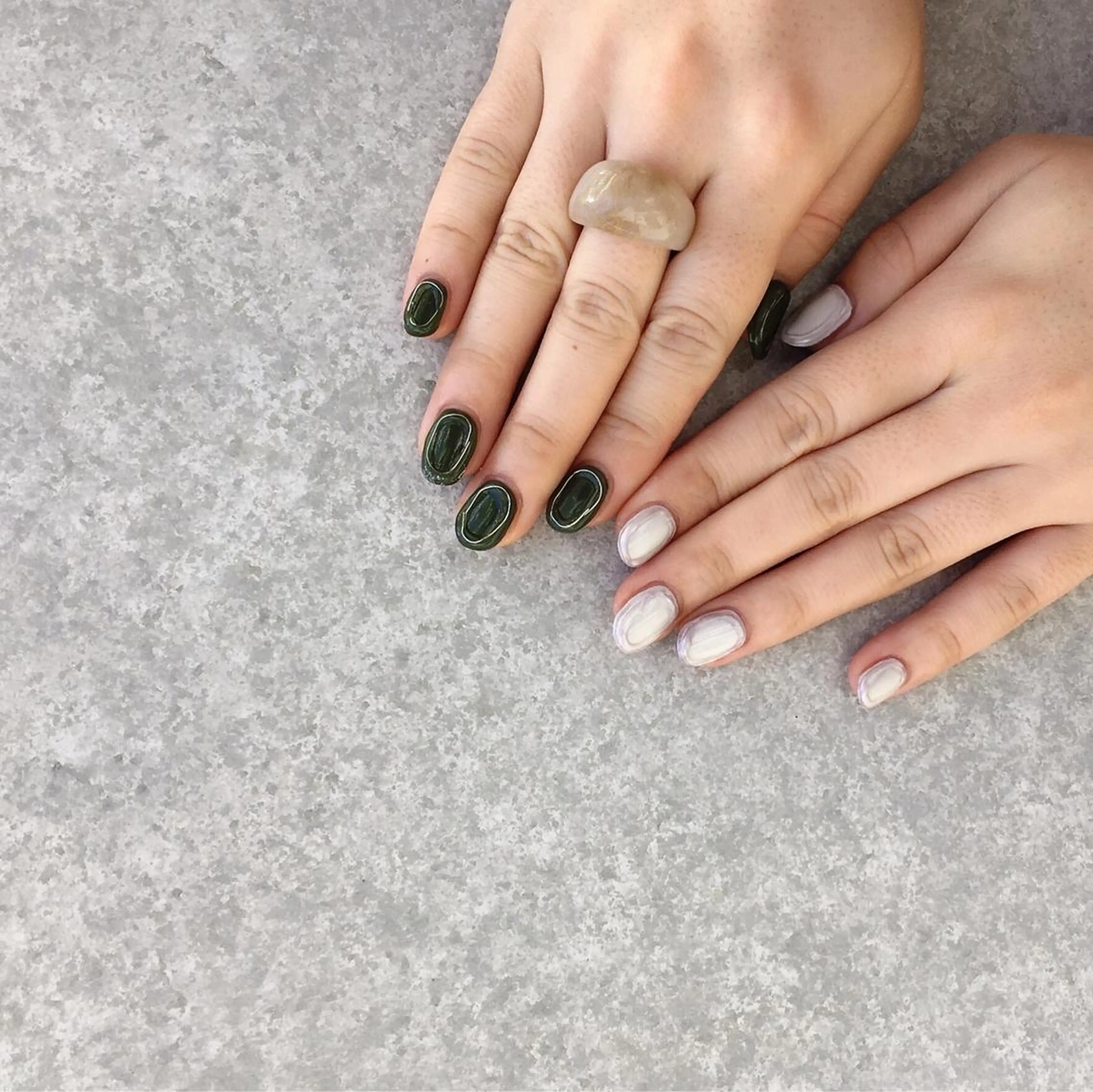 ネイル アートネイル 長さ出し ジェルネイル マットネイル ミラーネイル ハンドネイル nail salon Soeurのネイルデザイン