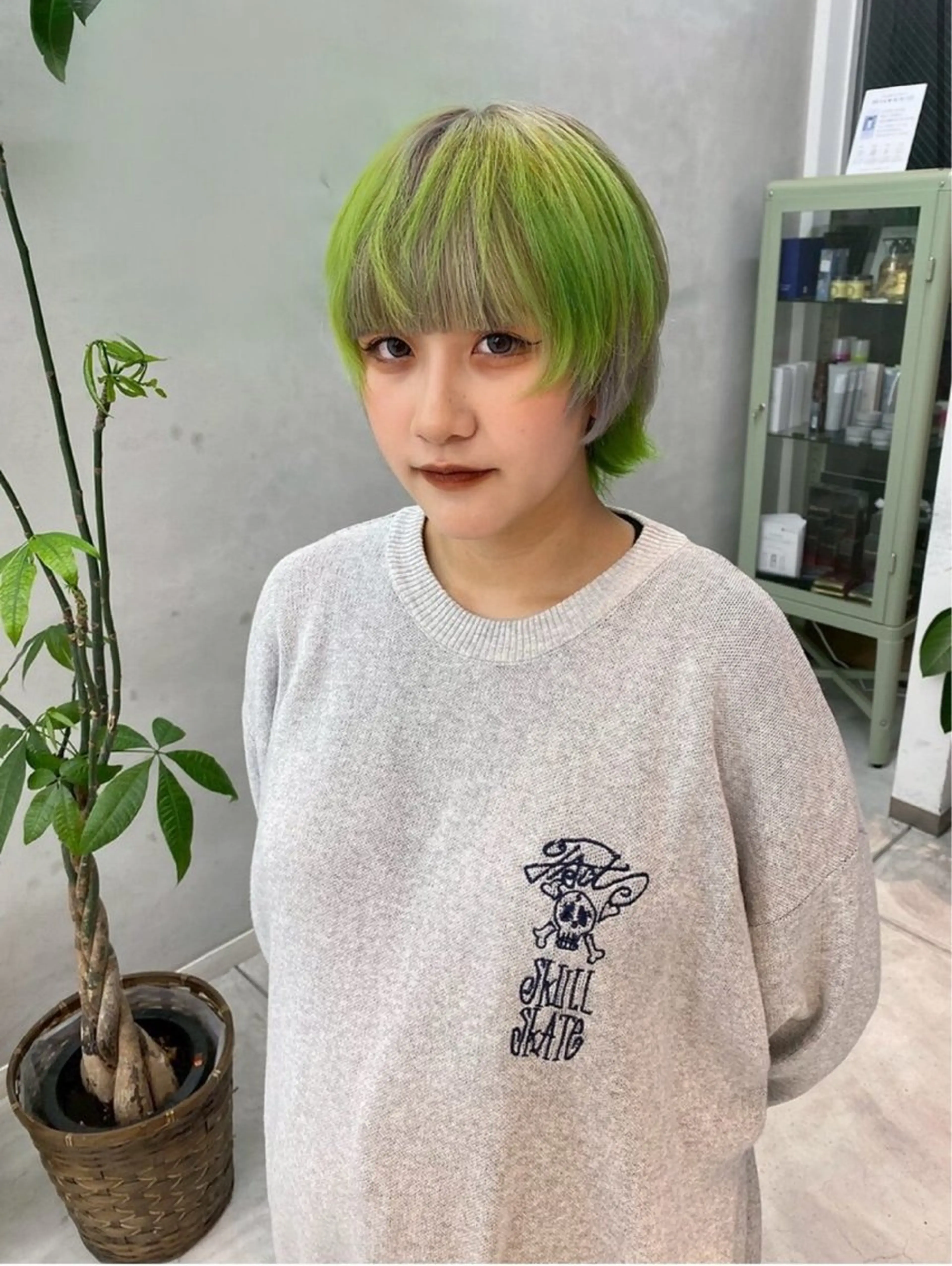 ショート カラー ユリナ /Chlori淡路店のヘアスタイル