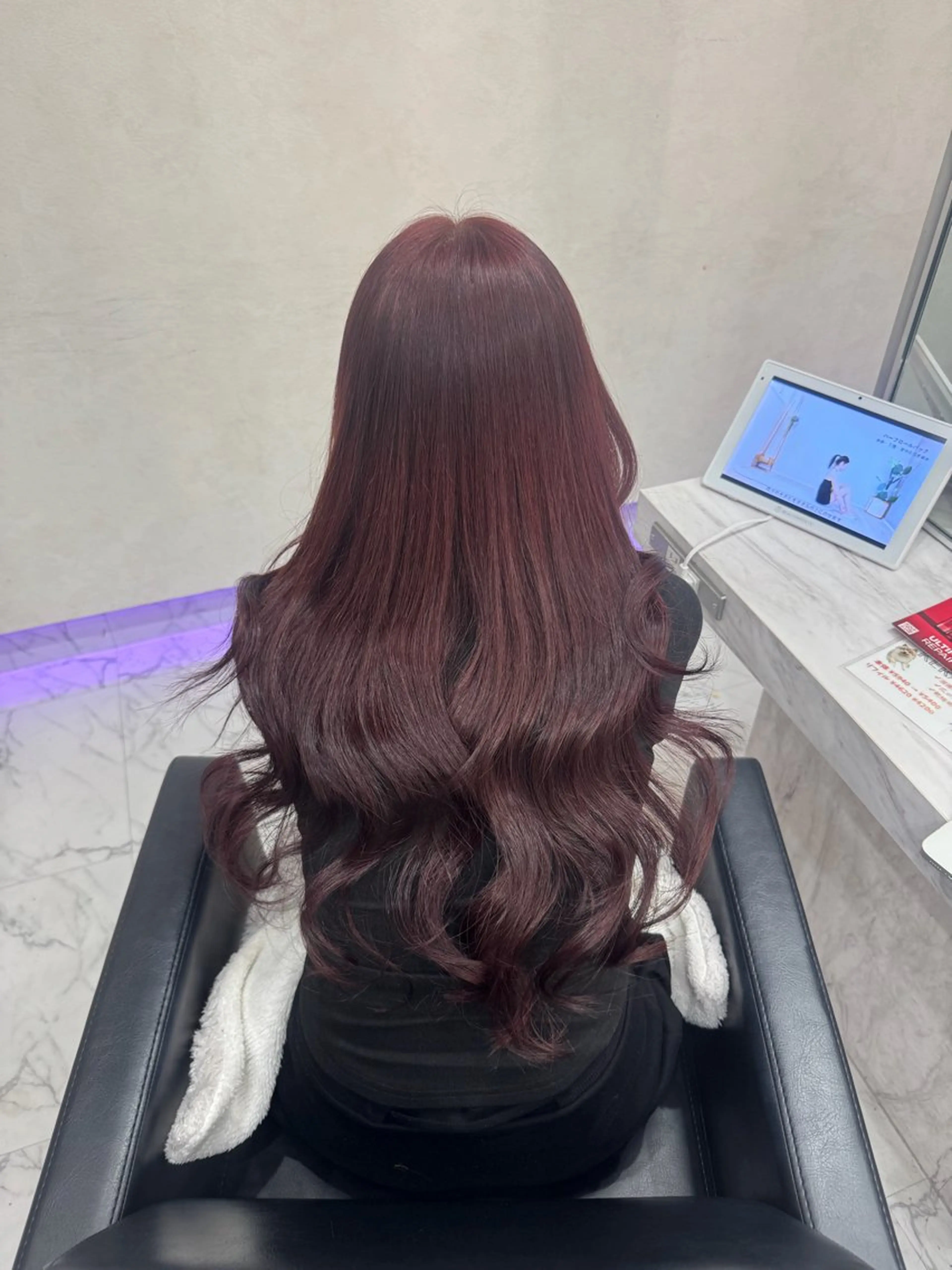 カラー レッドカラー カラーモデル募集💖 RIRIKA🩷🧸のヘアスタイル