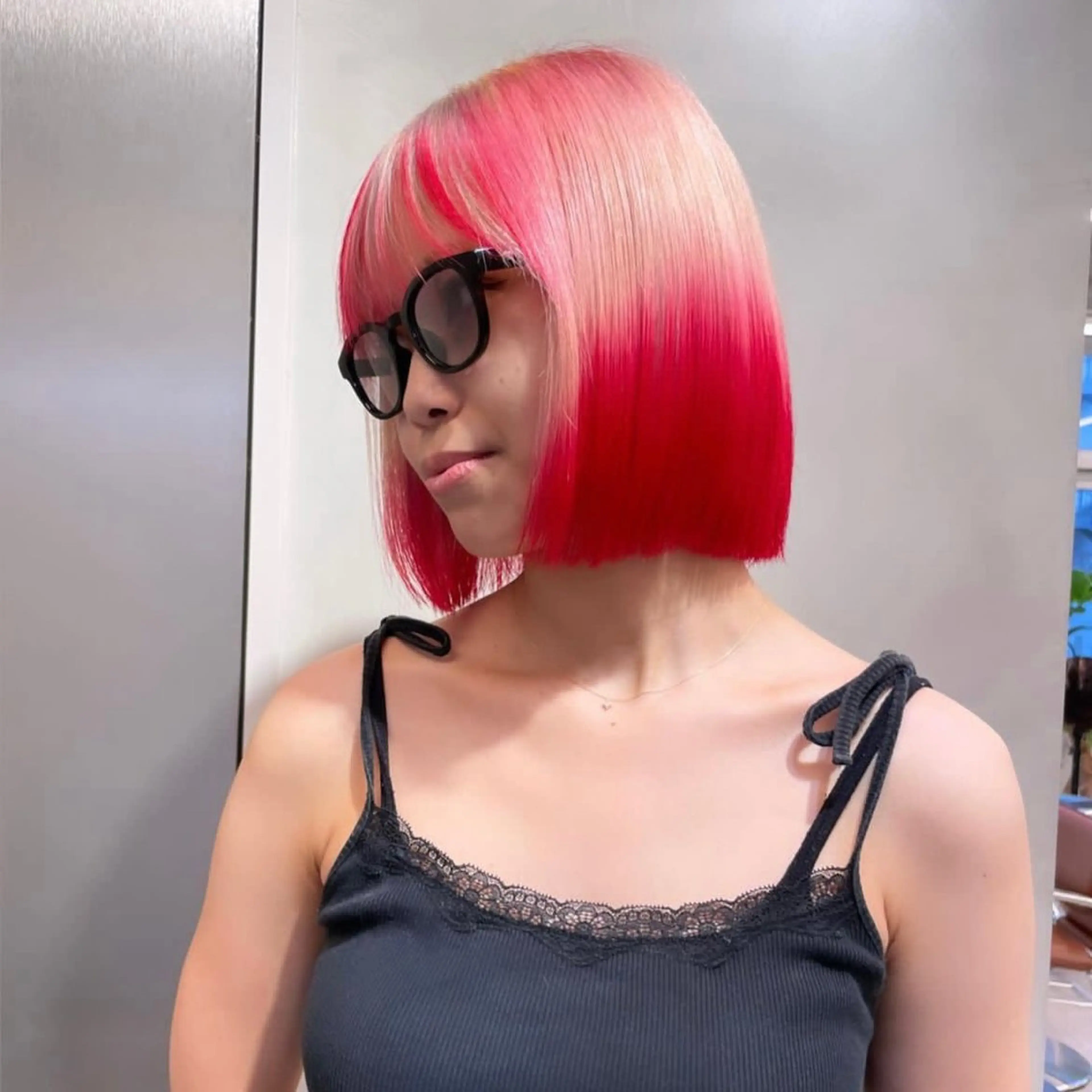 ショート カラー 花香竜太/エクステ /ハイトーンカラーのヘアスタイル