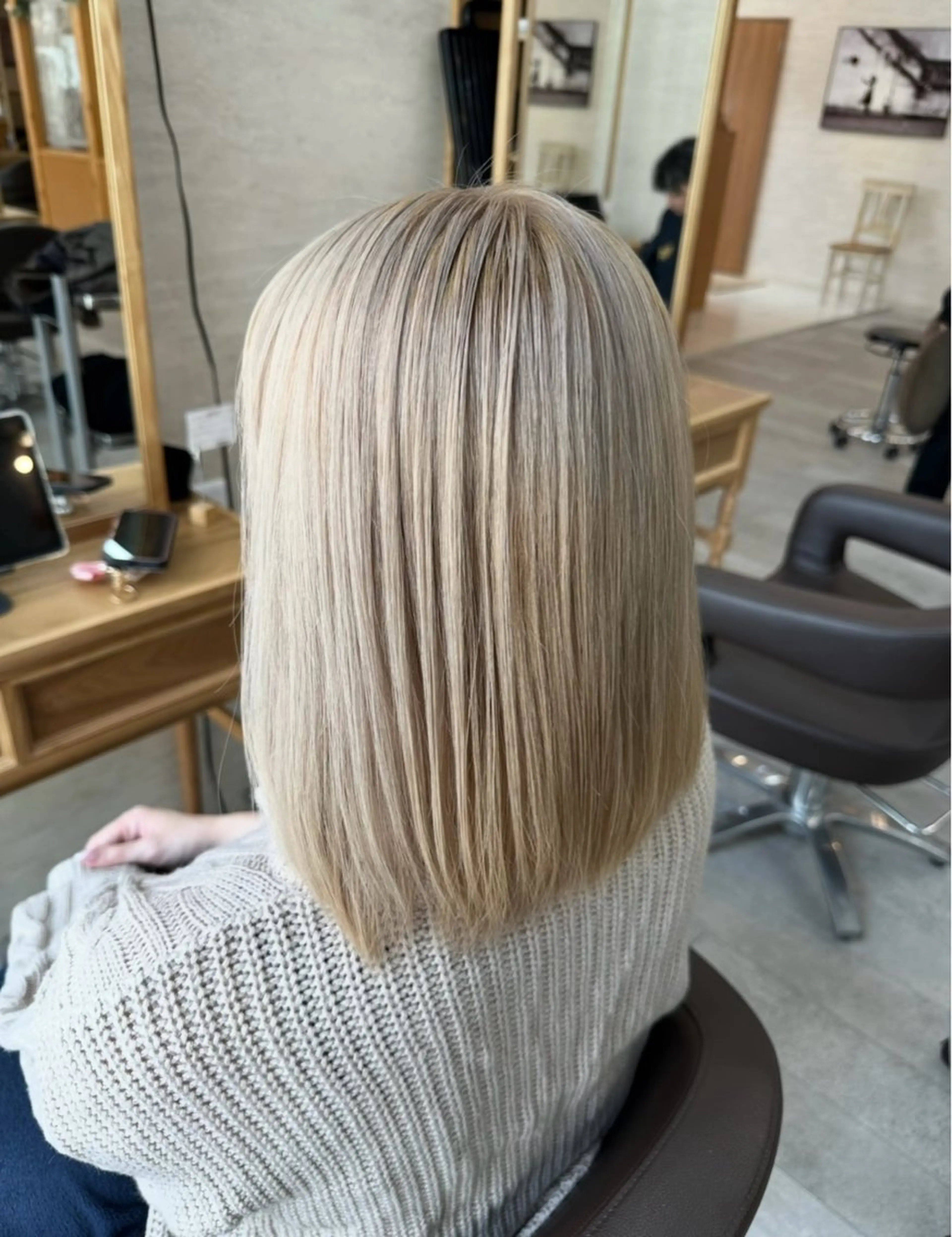 ミディアム カラー 丸山 弘基のヘアスタイル