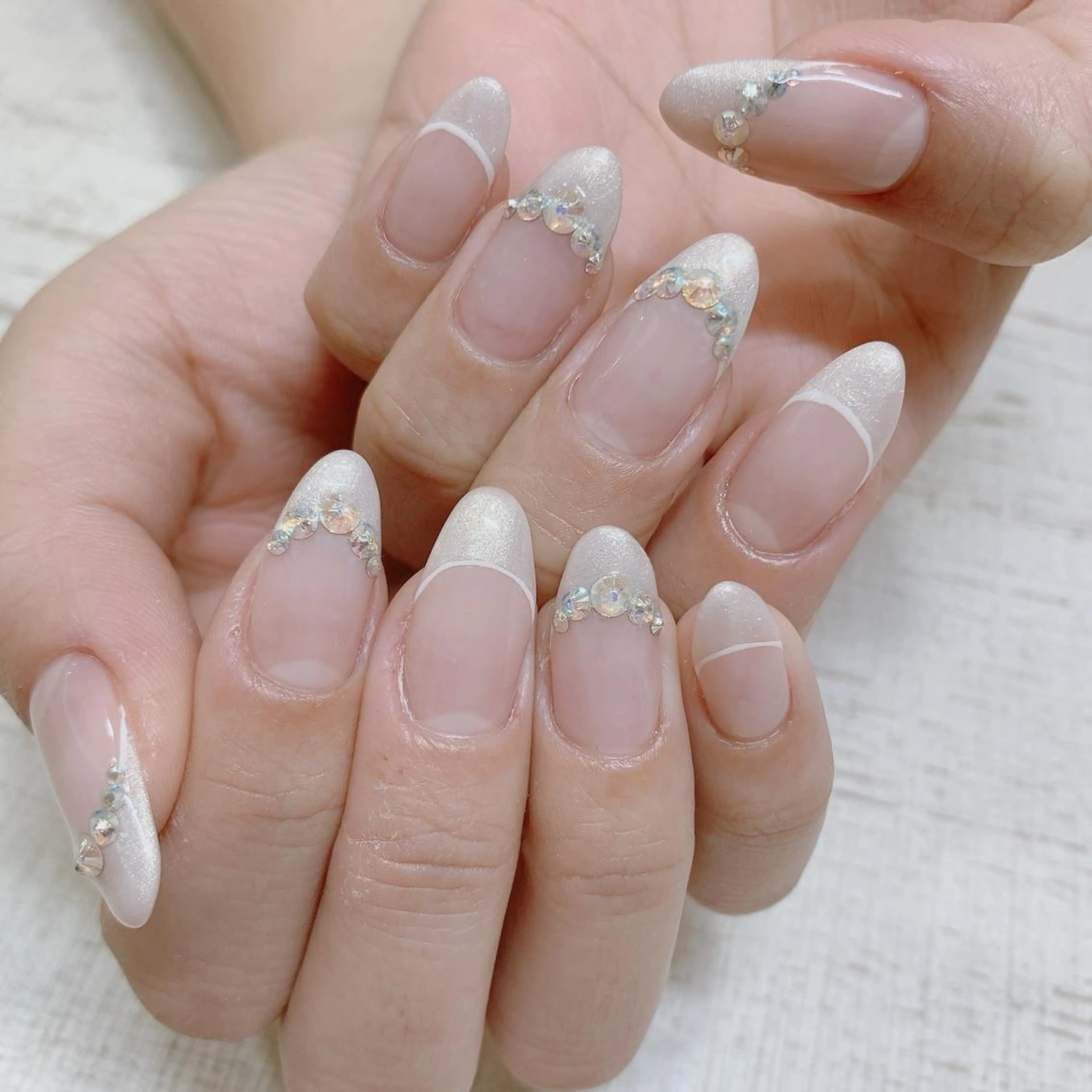 ネイル アートネイル フレンチネイル Jeremy ♡ HARUKAのネイルデザイン