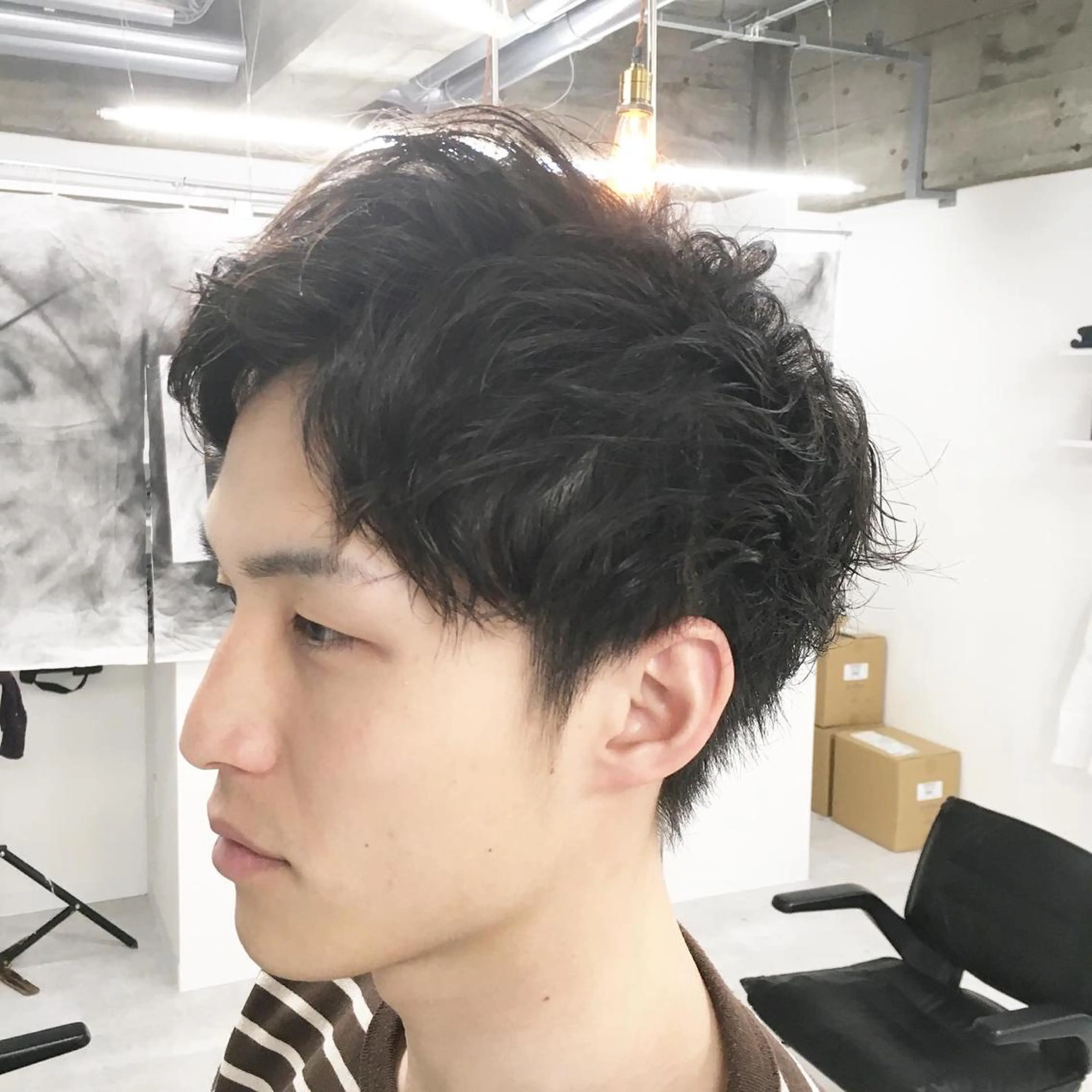 パーマ メンズ メンズサロンLOSS所属・メンズサロン rootのヘアスタイル