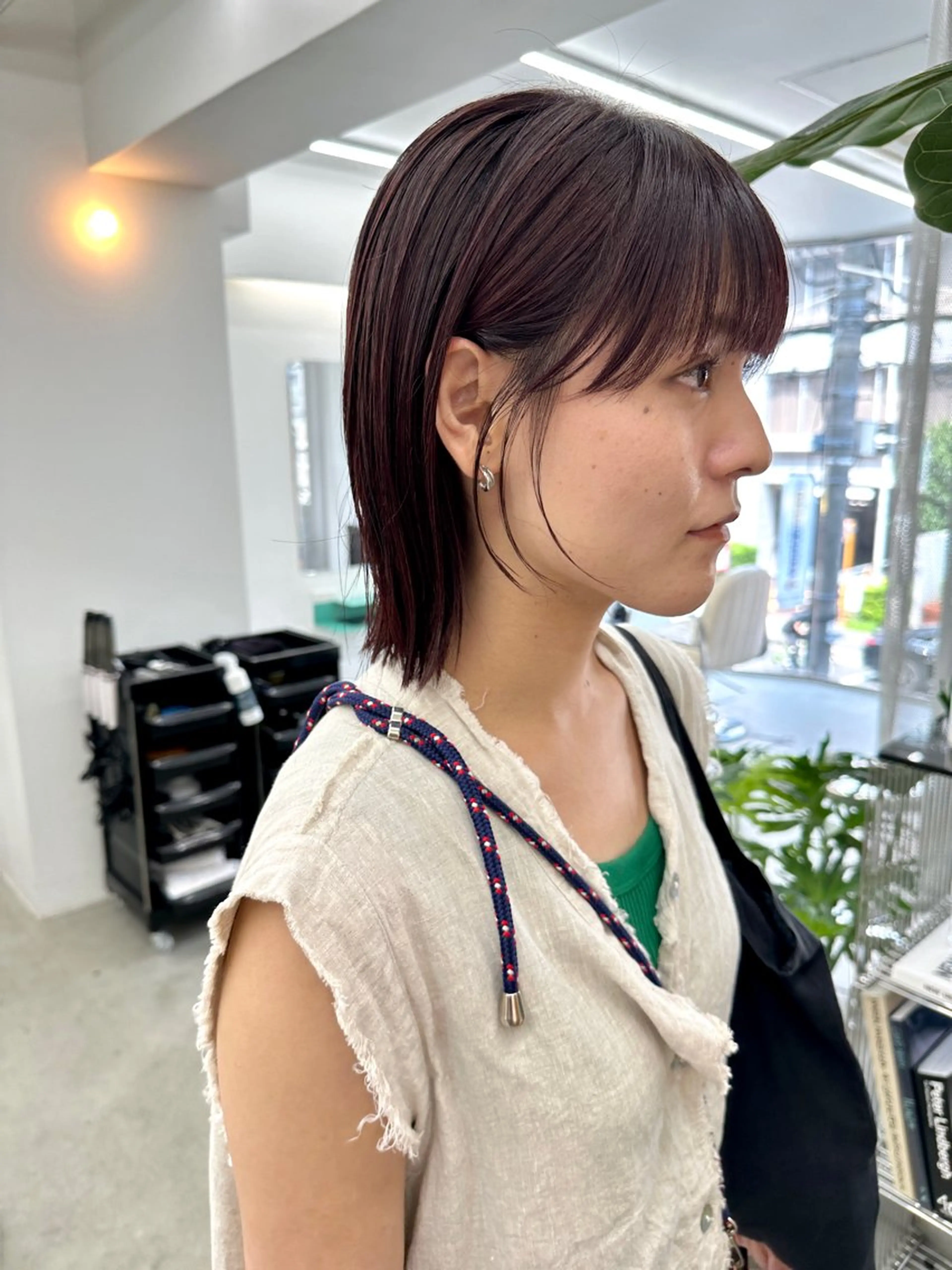 ショート カラー ボブ カット ヘアカラー トリートメント ボブ/レイヤー/ケア パーマ/リュウタのヘアスタイル