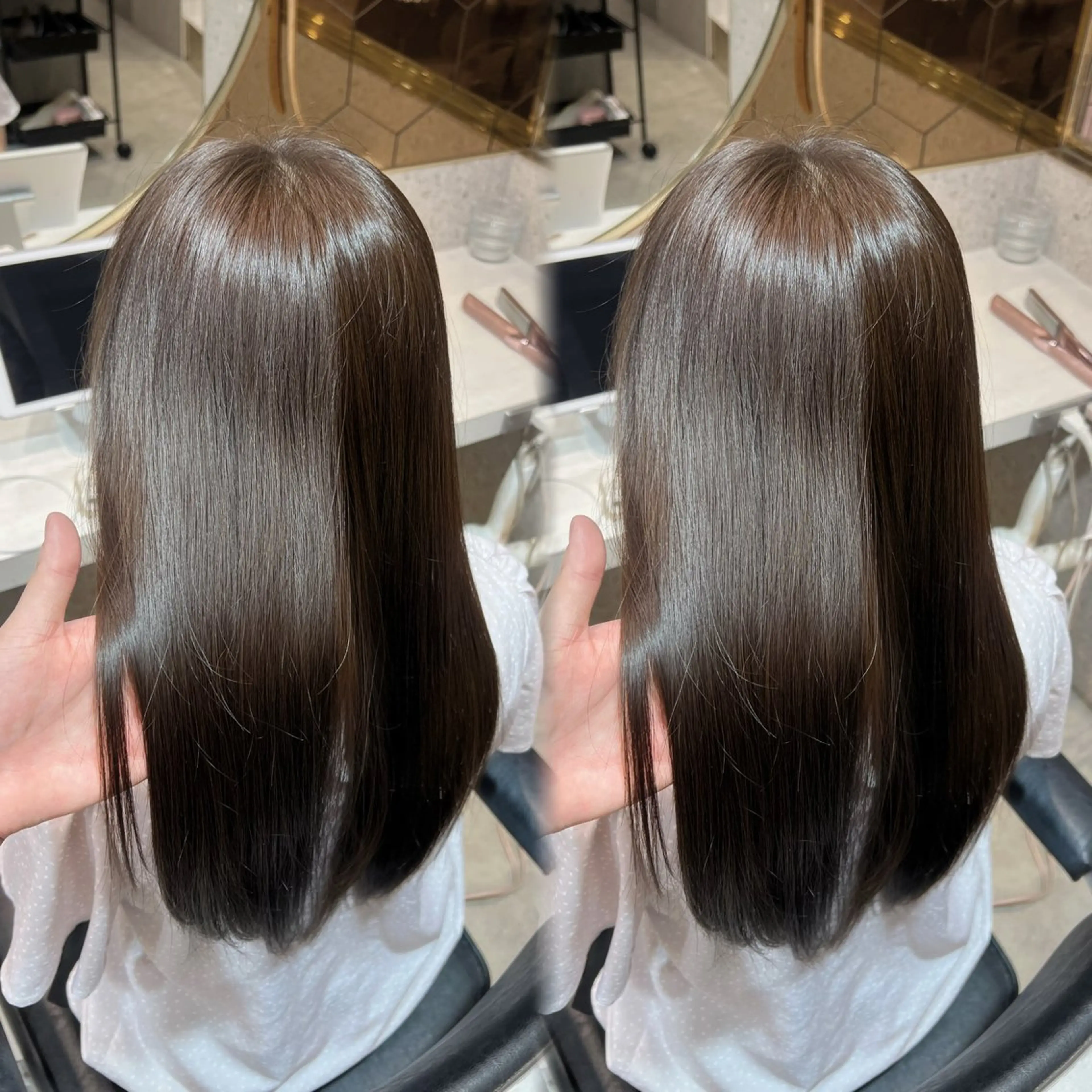 カラー ヘアカラー misaki 💞 新宿/透明感カラーのヘアスタイル