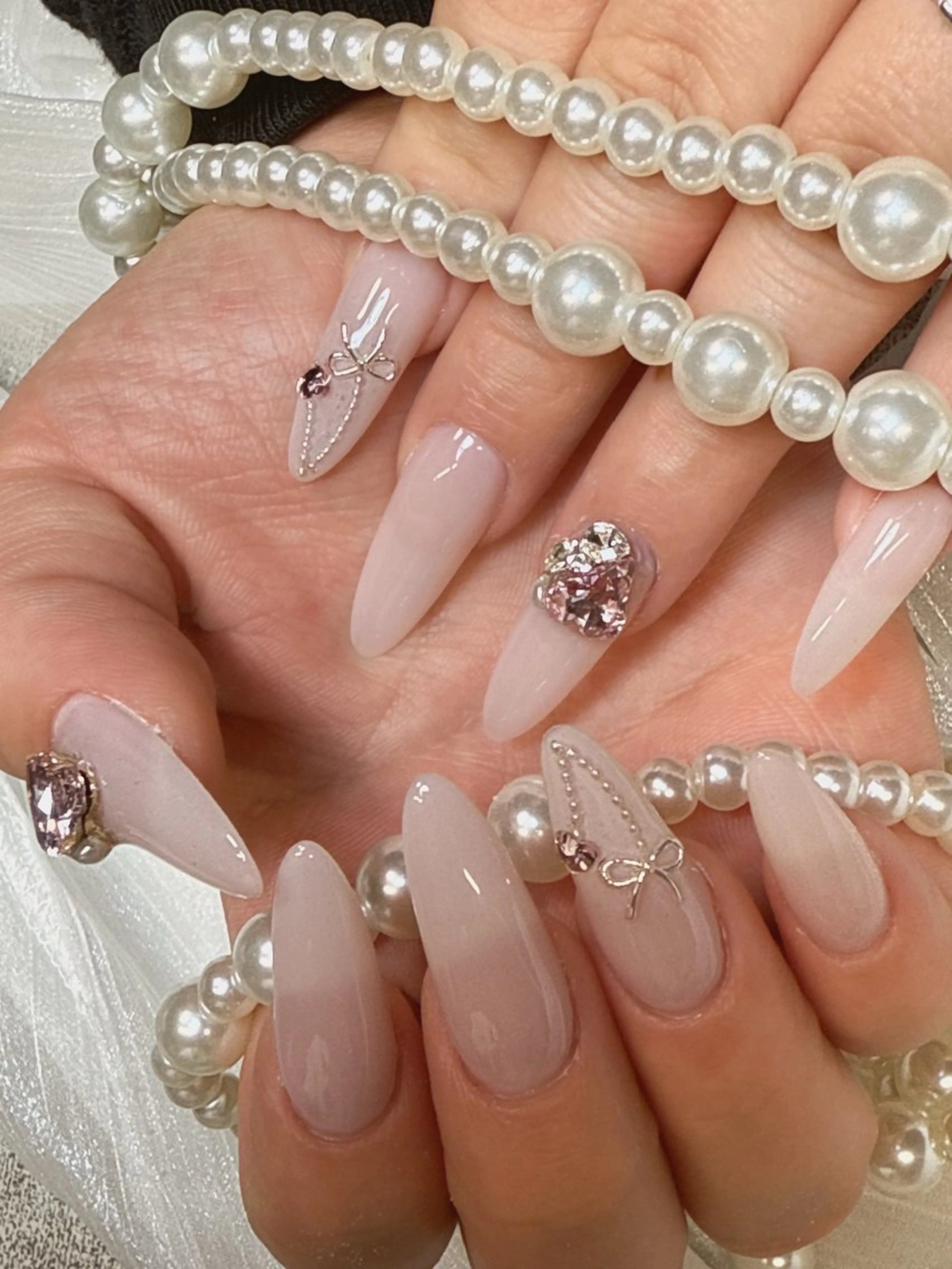 ネイル ハンドネイル 長出し専門店🎀 HARO💕Nailのネイルデザイン
