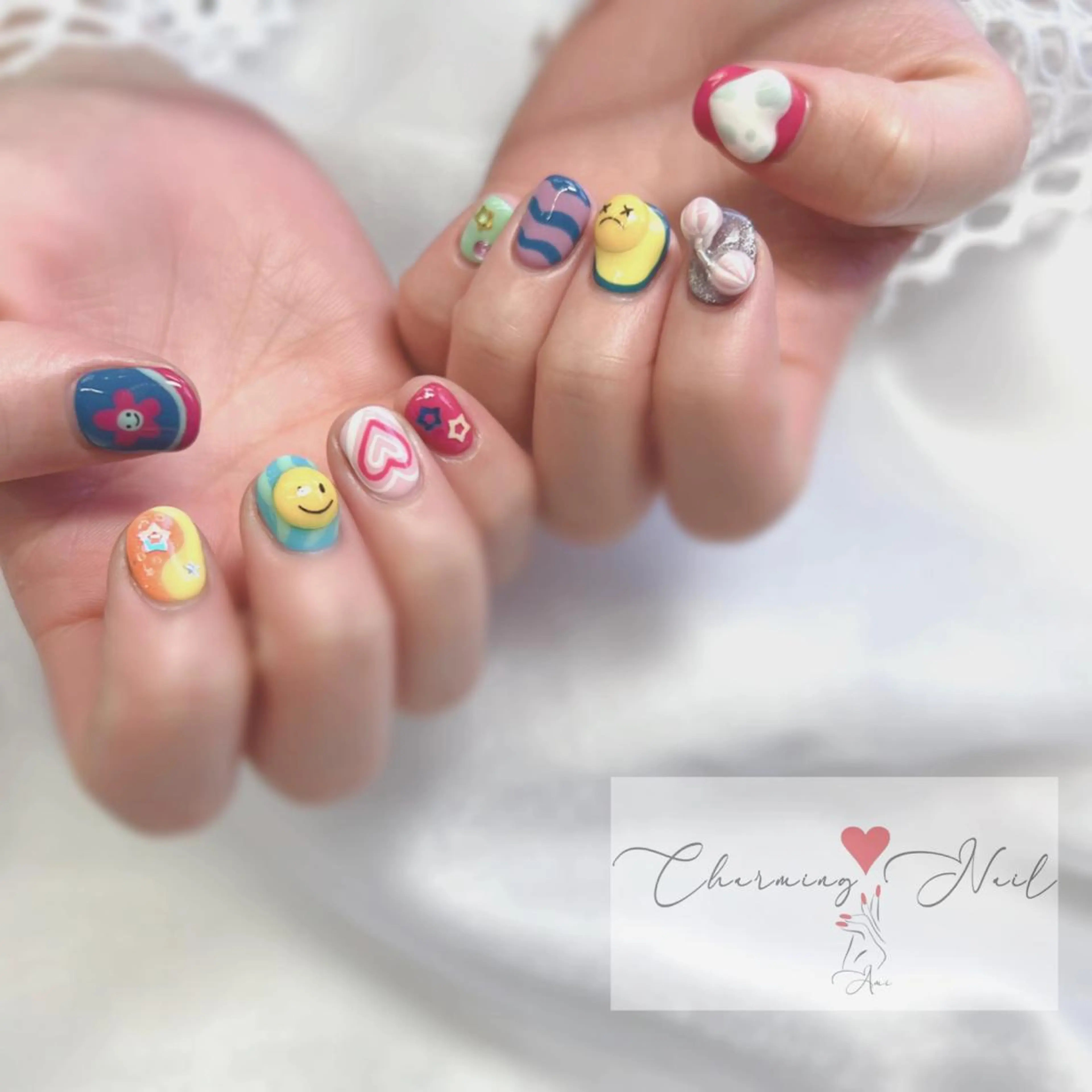 ネイル ハート 韓国ネイル 持ち込み Charming❤️Nail所属・Nailist Amiのその他イメージ