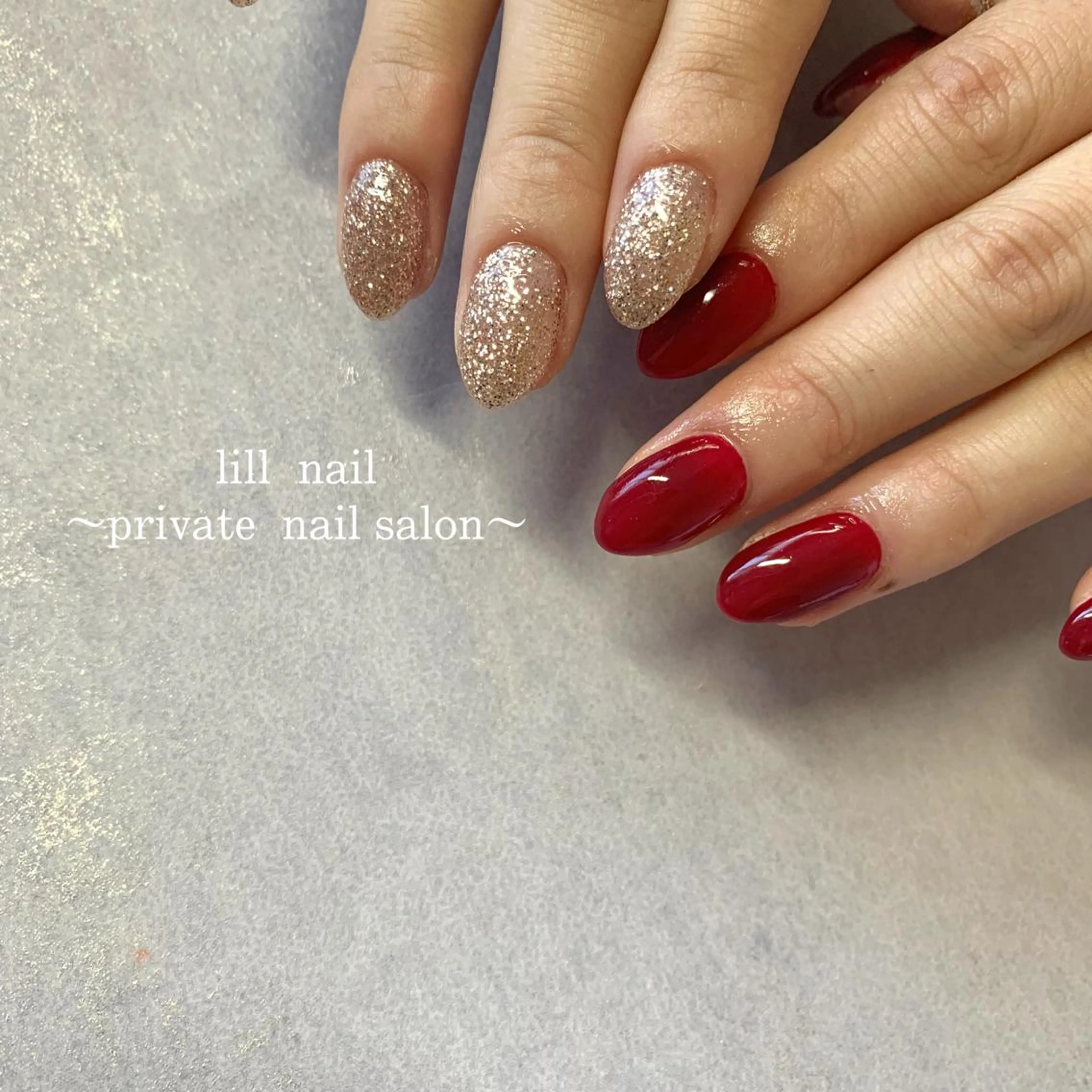 ミディアム pllia beautyのネイルデザイン