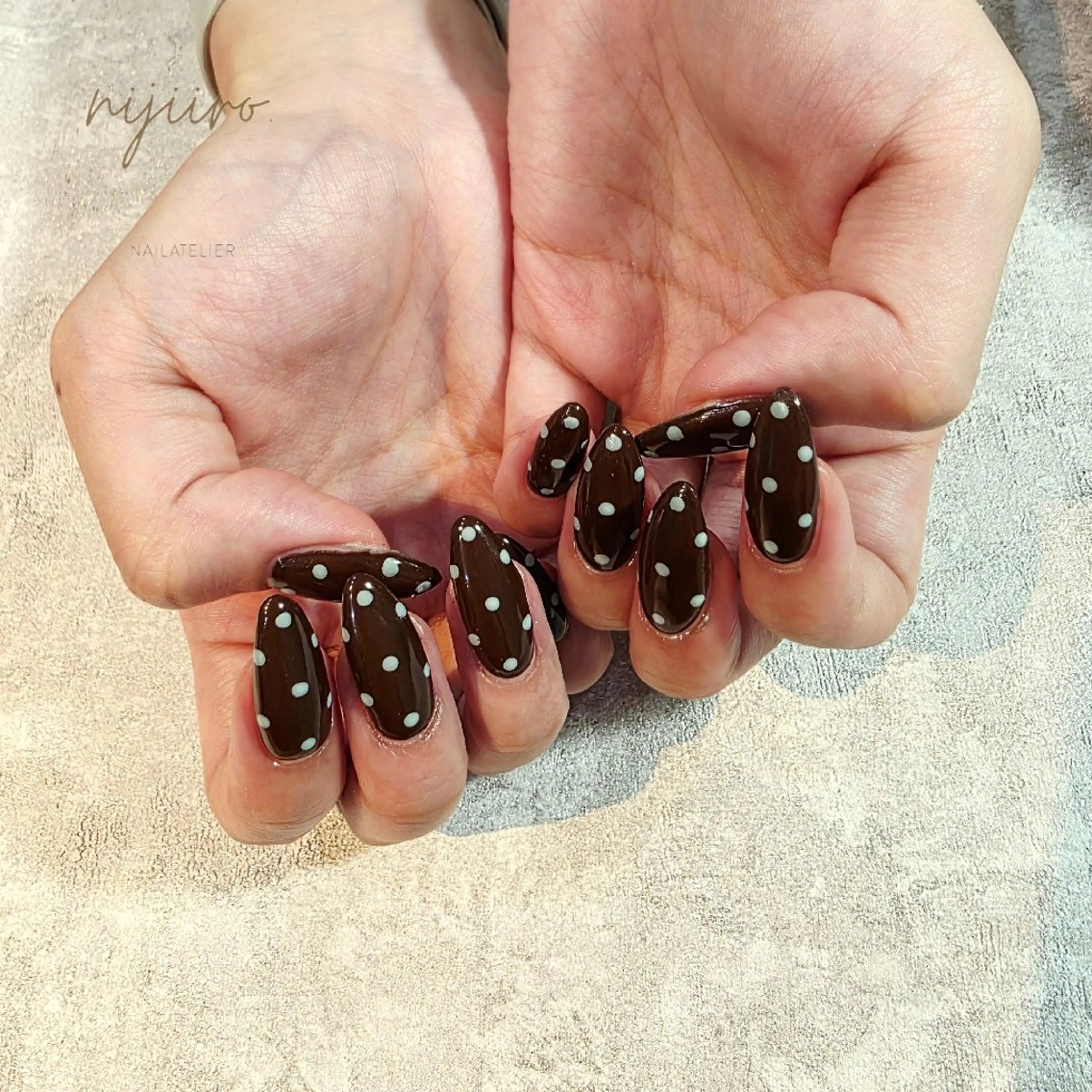 ネイル ハンドネイル nailatelier nijiiro.所属・nijiiro🌈 サトウのネイルデザイン