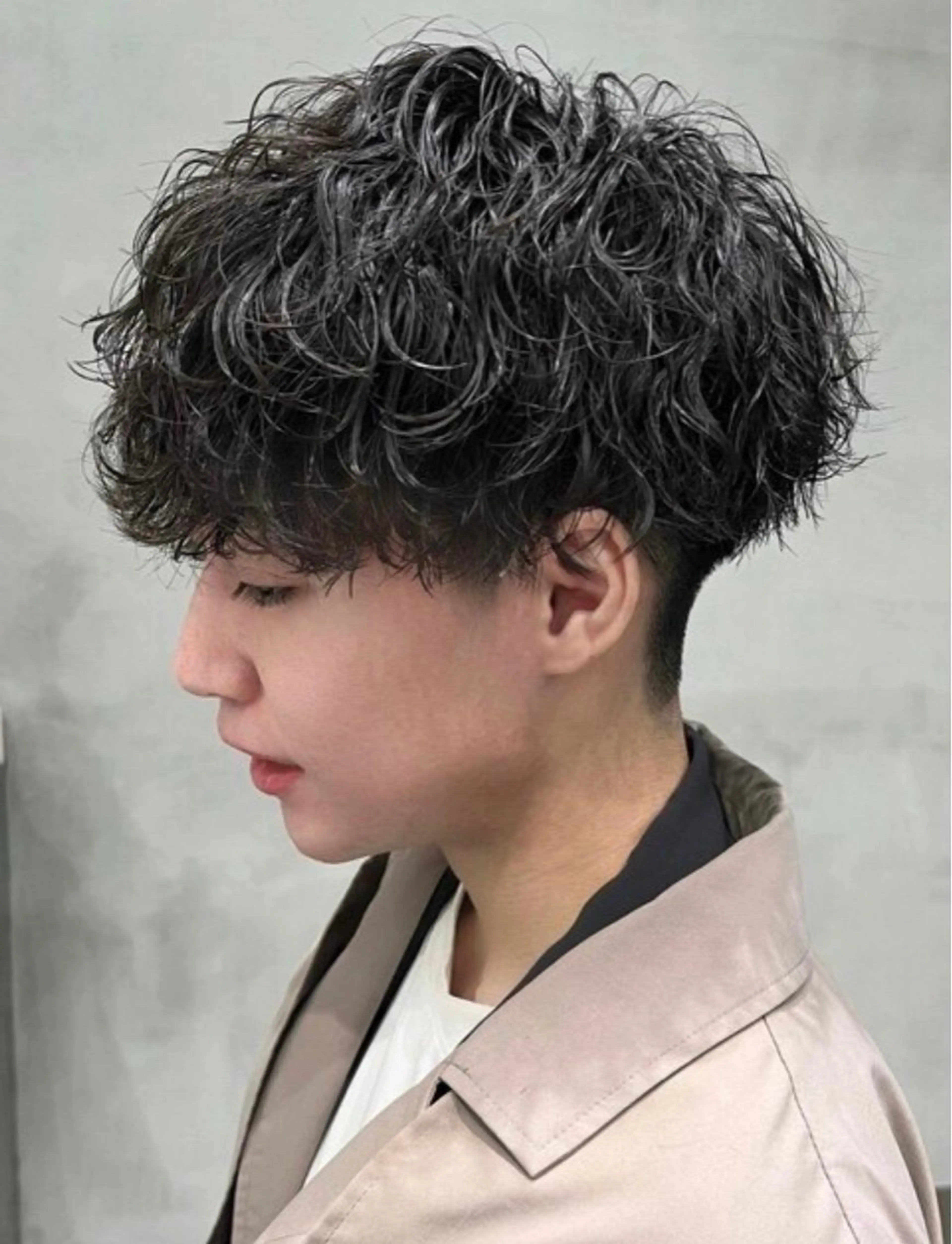 ヘアアレンジ メンズ パーマ 🌀toa/波巻き✨ /メンズパーマ／栄のヘアスタイル