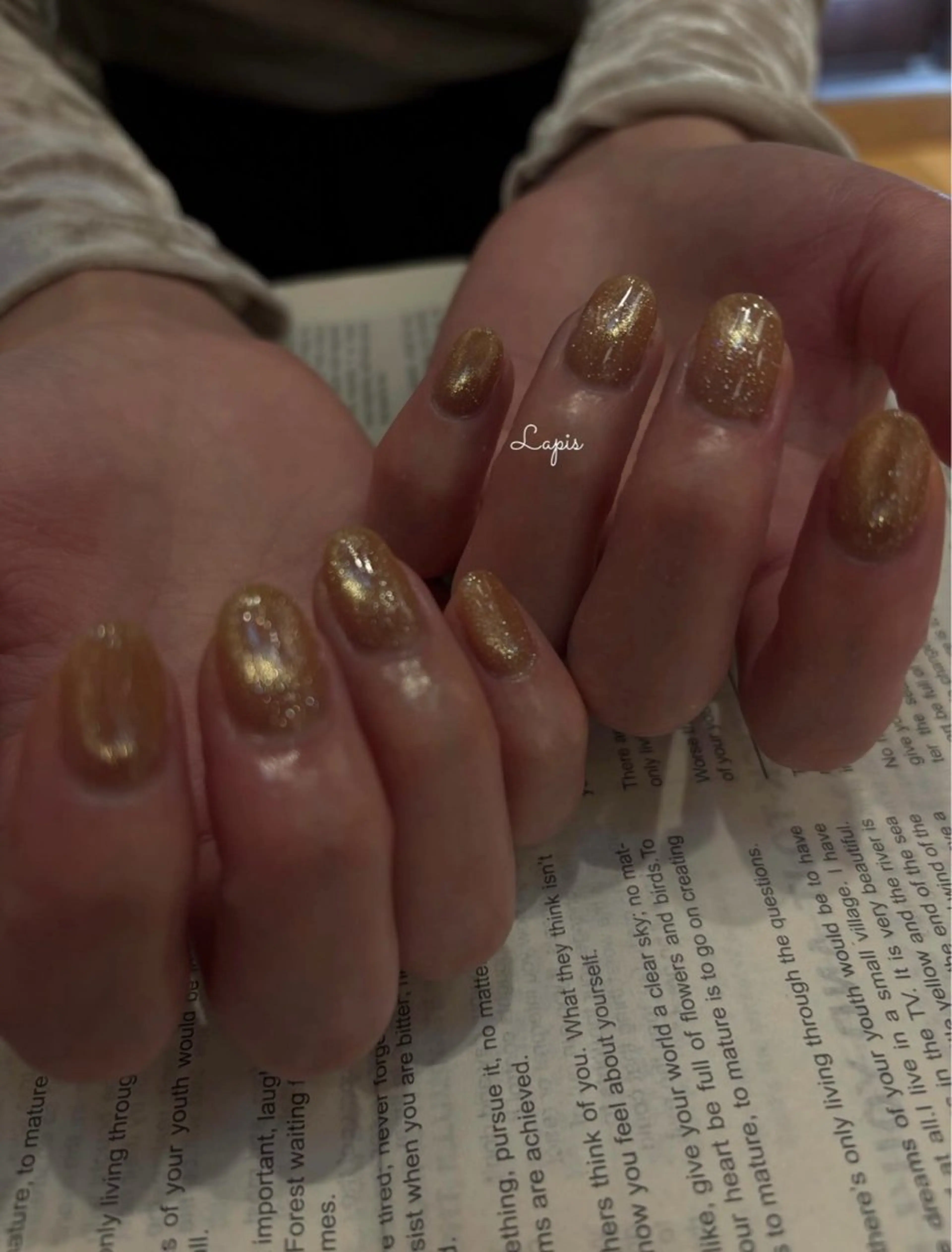 ネイル フラッシュネイル マグネットネイル ハンドネイル Lapis *のネイルデザイン