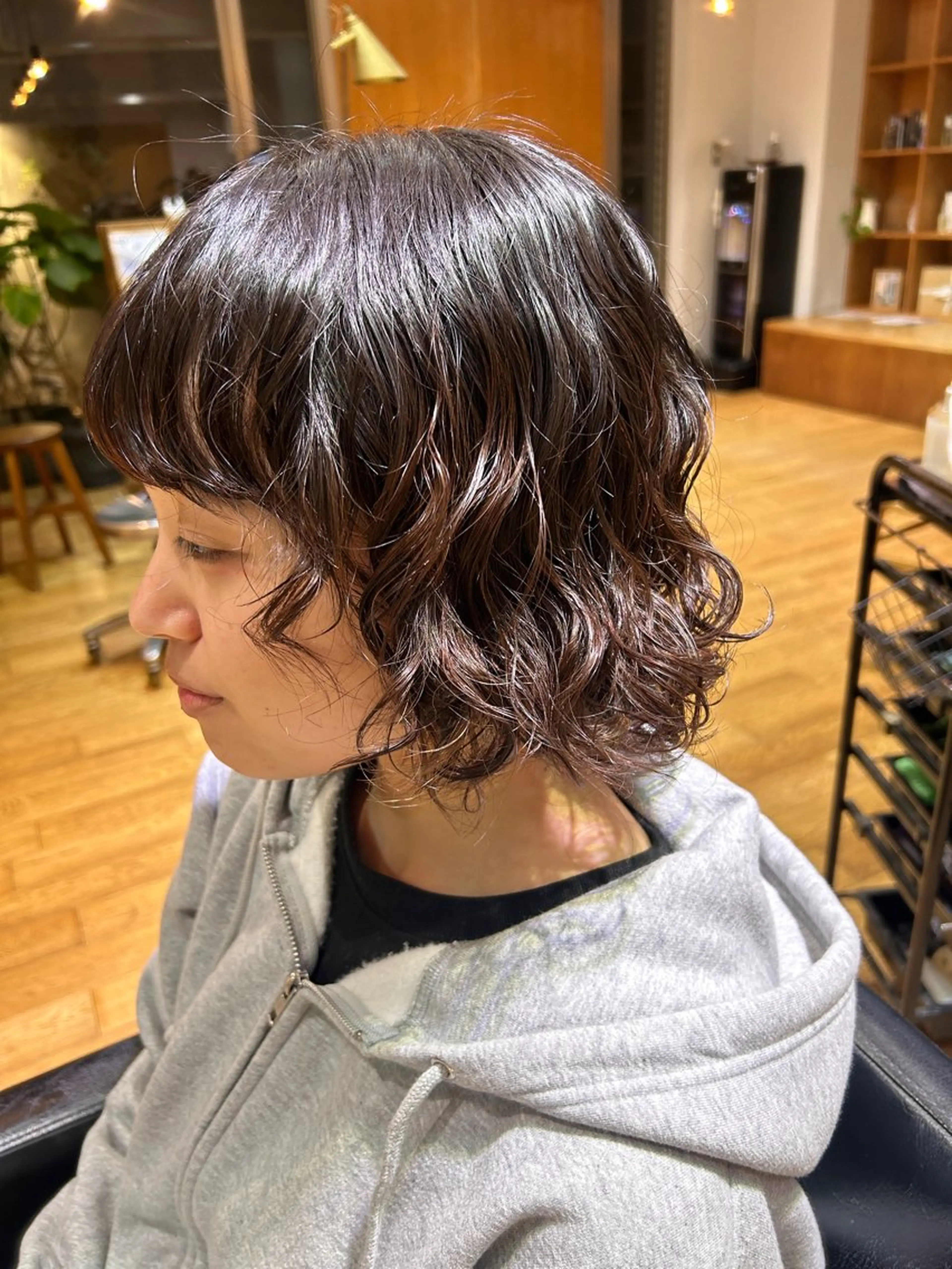 ボブパーマ🌀🩵（１８時​〜​）の写真