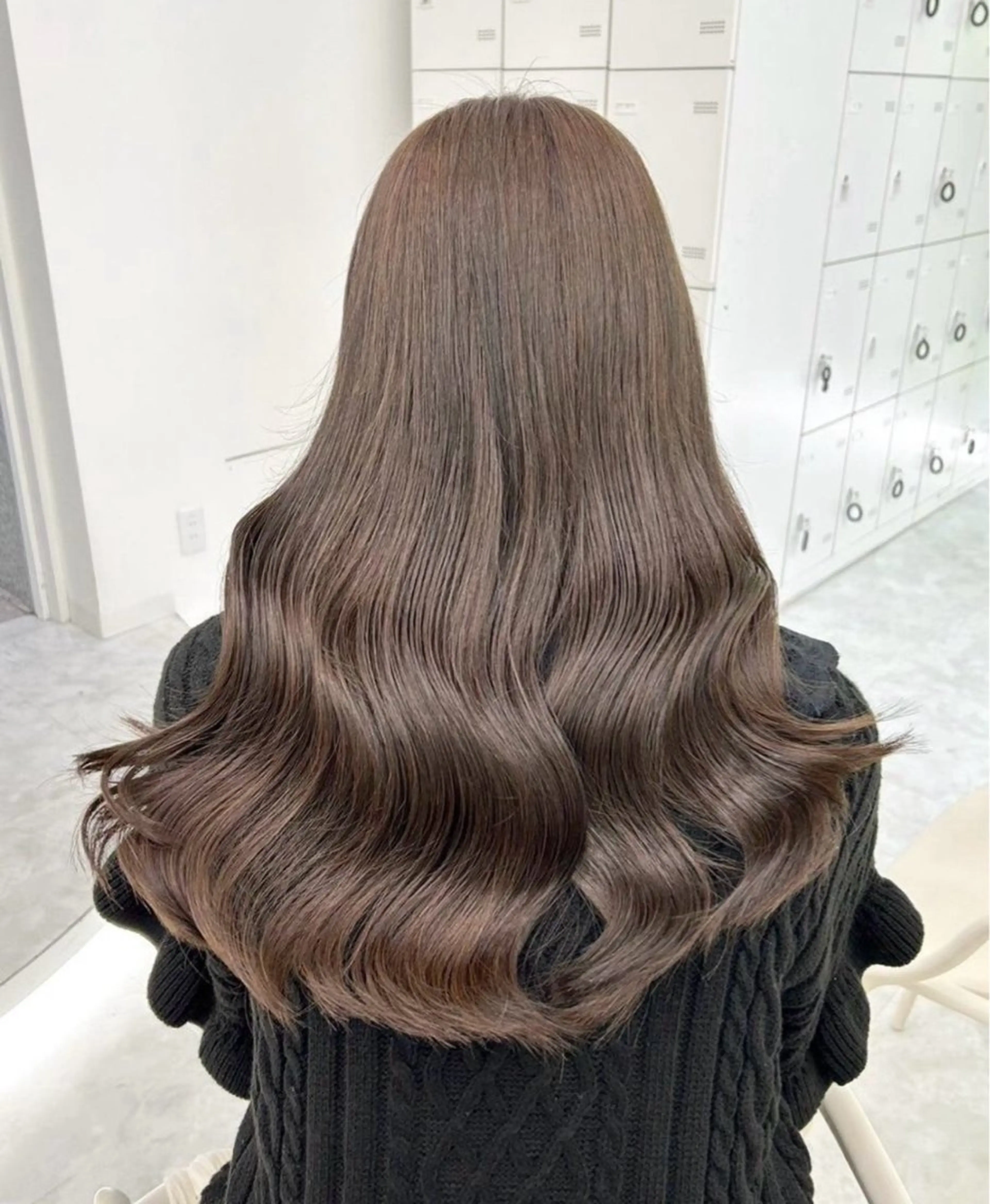 ロング カラー ヘアカラー トリートメント ヘッドスパ ヘアセット 𓏸レイヤー髪質改善 透けカラーカノン🫧のヘアスタイル