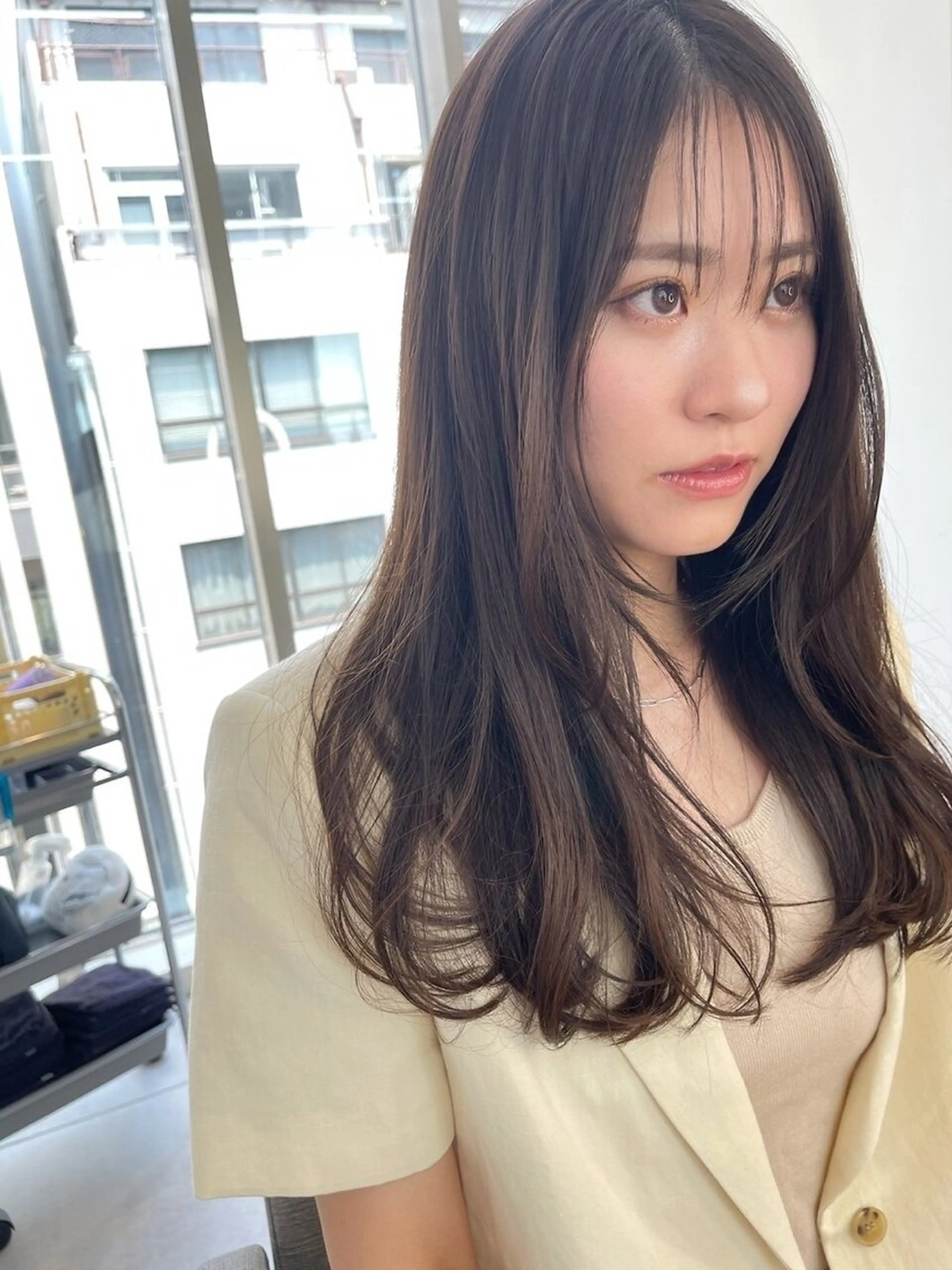 カット＋髪質改善ストレート(nok渋谷)の写真