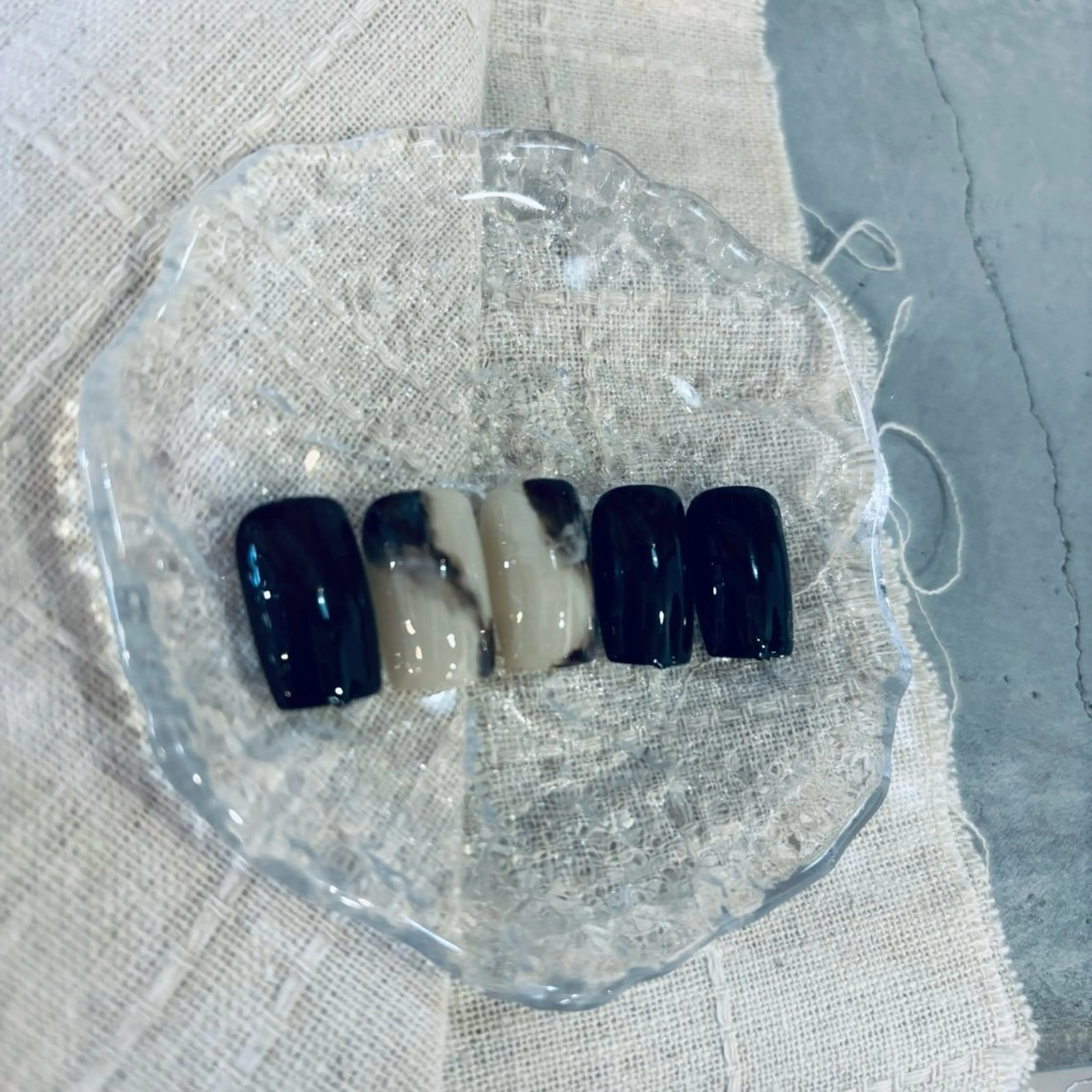 ネイル ニュアンスネイル ストーンネイル vante_aimi .パラジェル取扱店のネイルデザイン