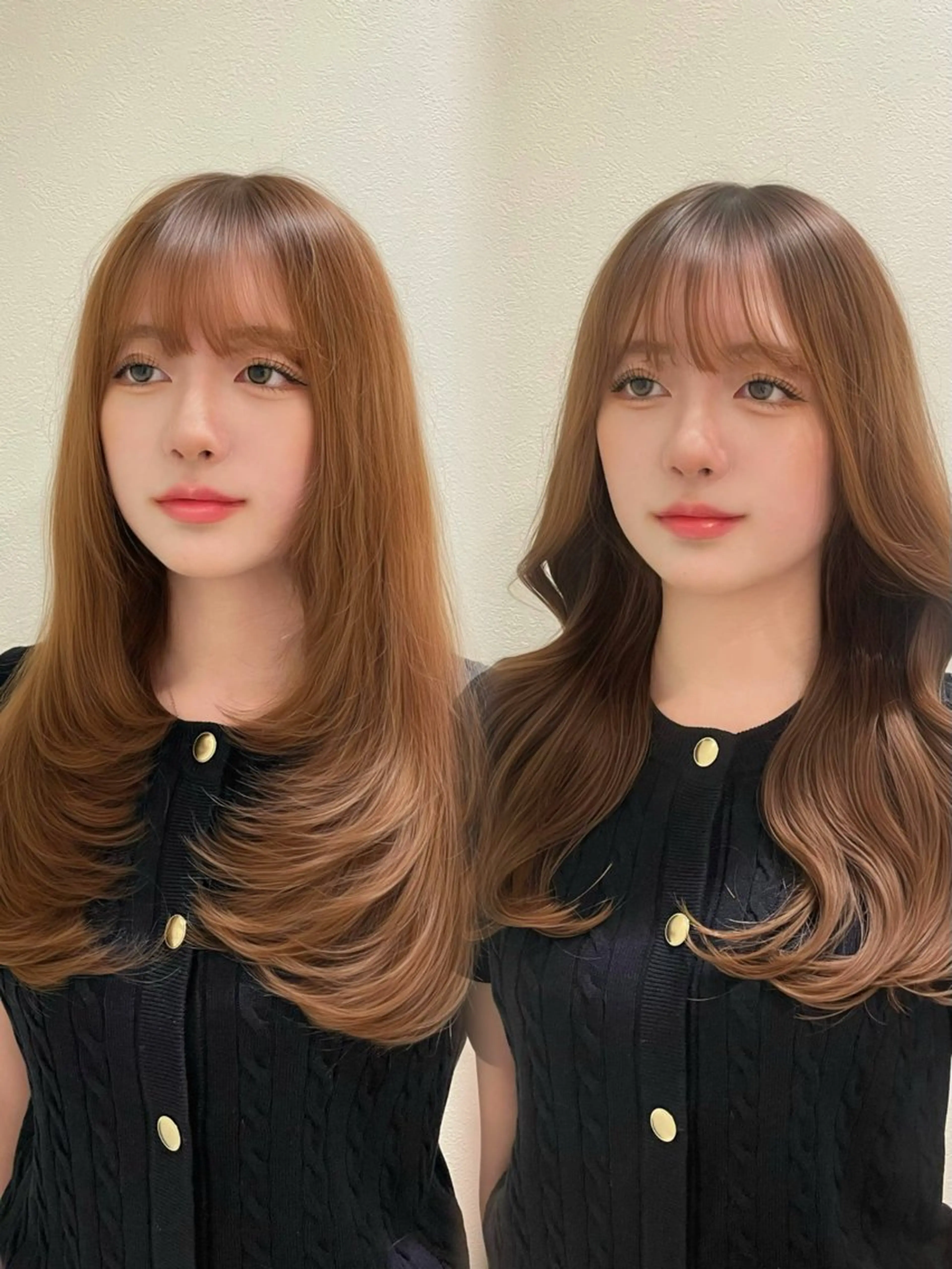 ロング レイヤーカット hiyori /韓国ヘアのヘアスタイル