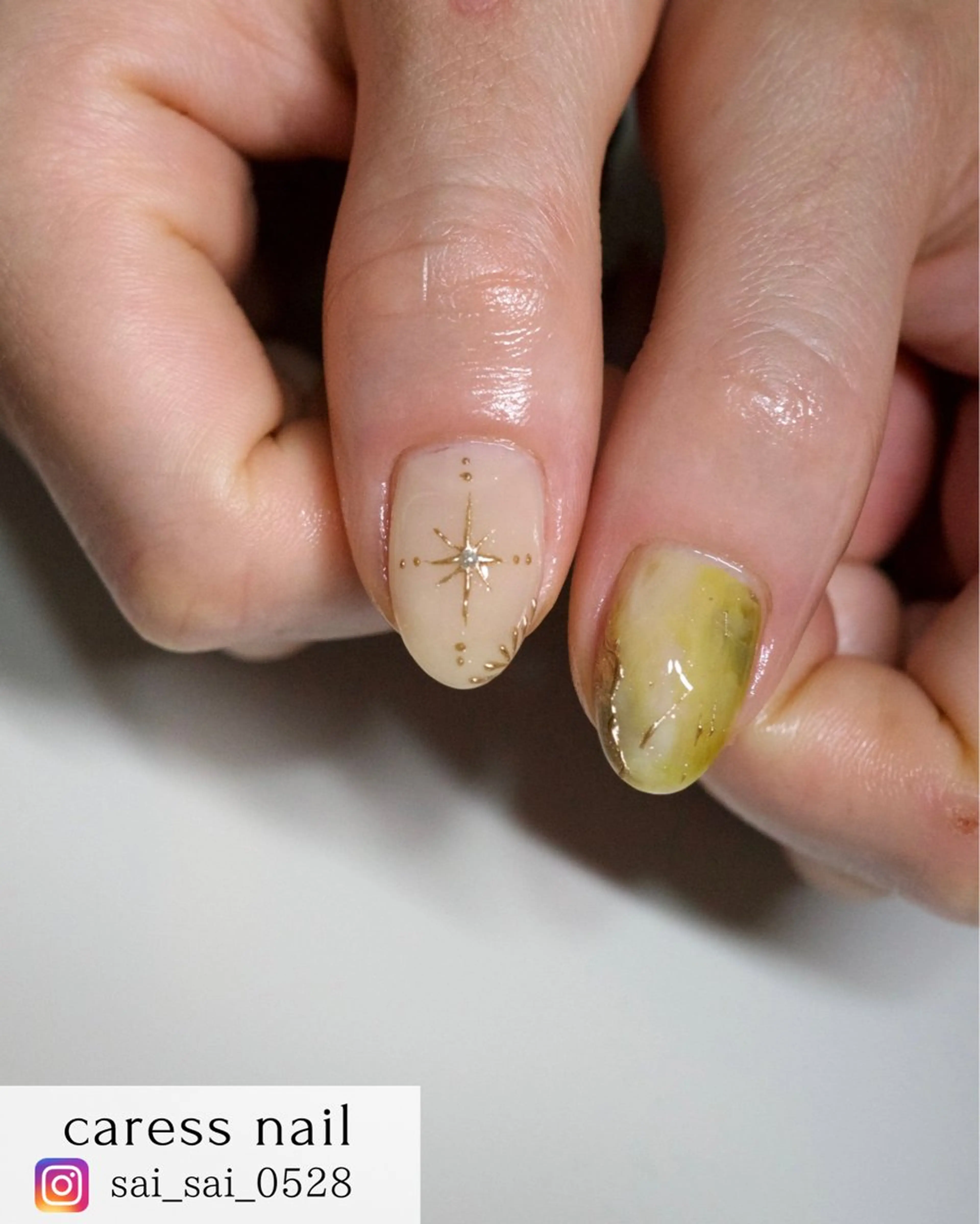 ネイル caress  nail カレスネイル　代々木上原所属・カレスネイル さいのネイルデザイン