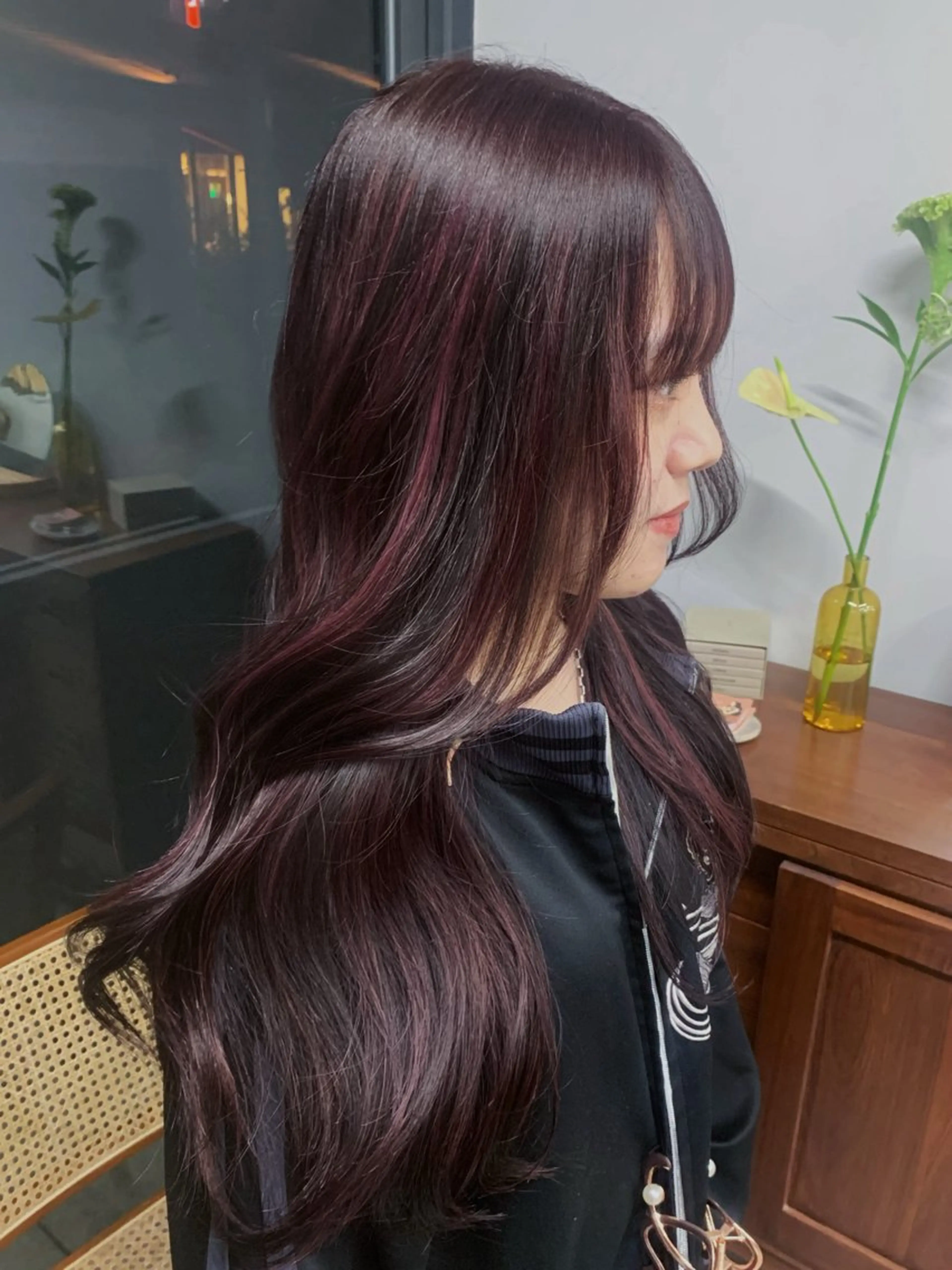 ロング 御器所／髪質 改善カラー／まりえのヘアスタイル