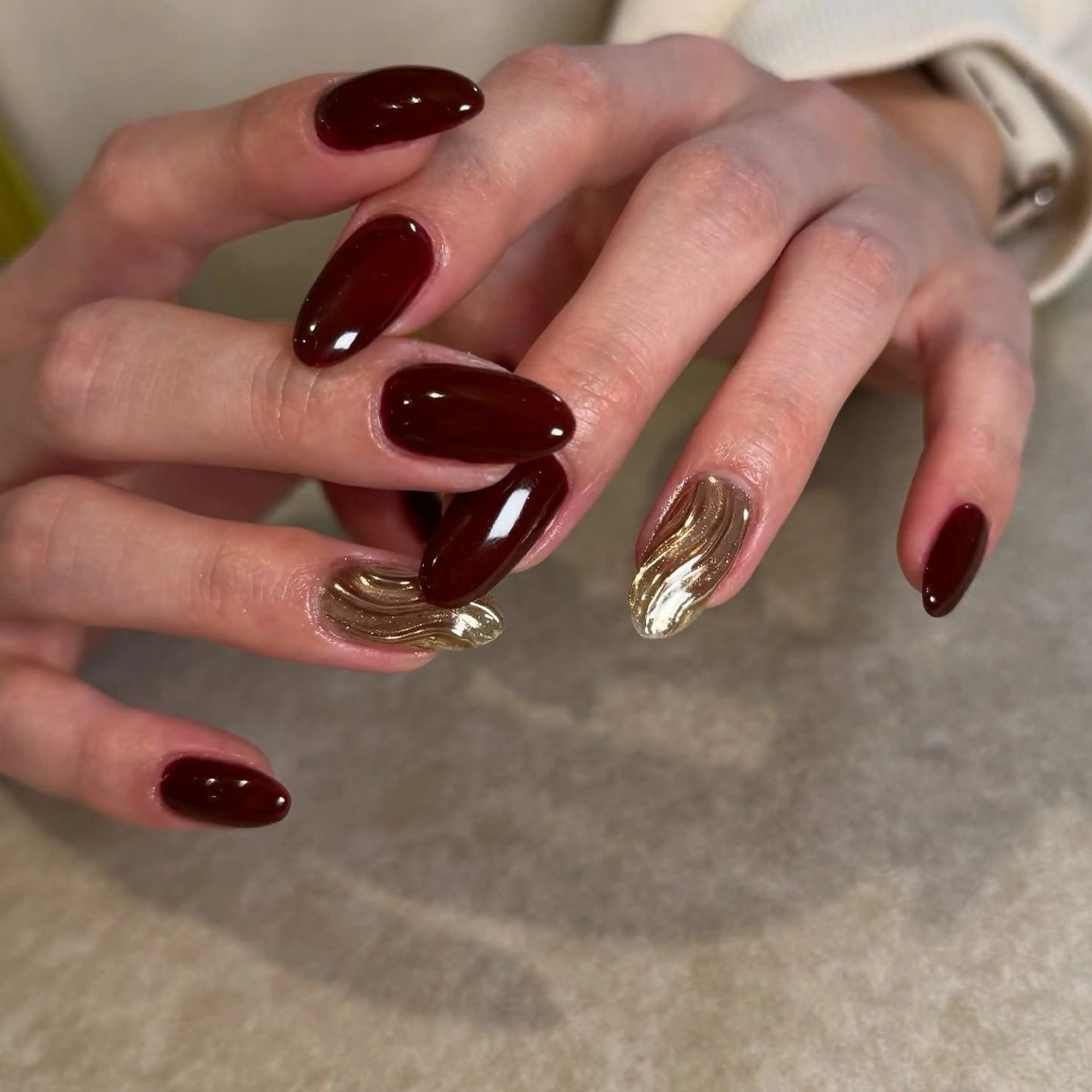 ネイル 韓国ネイル 持ち込み ハンドネイル EMI ANA.CHUOのネイルデザイン