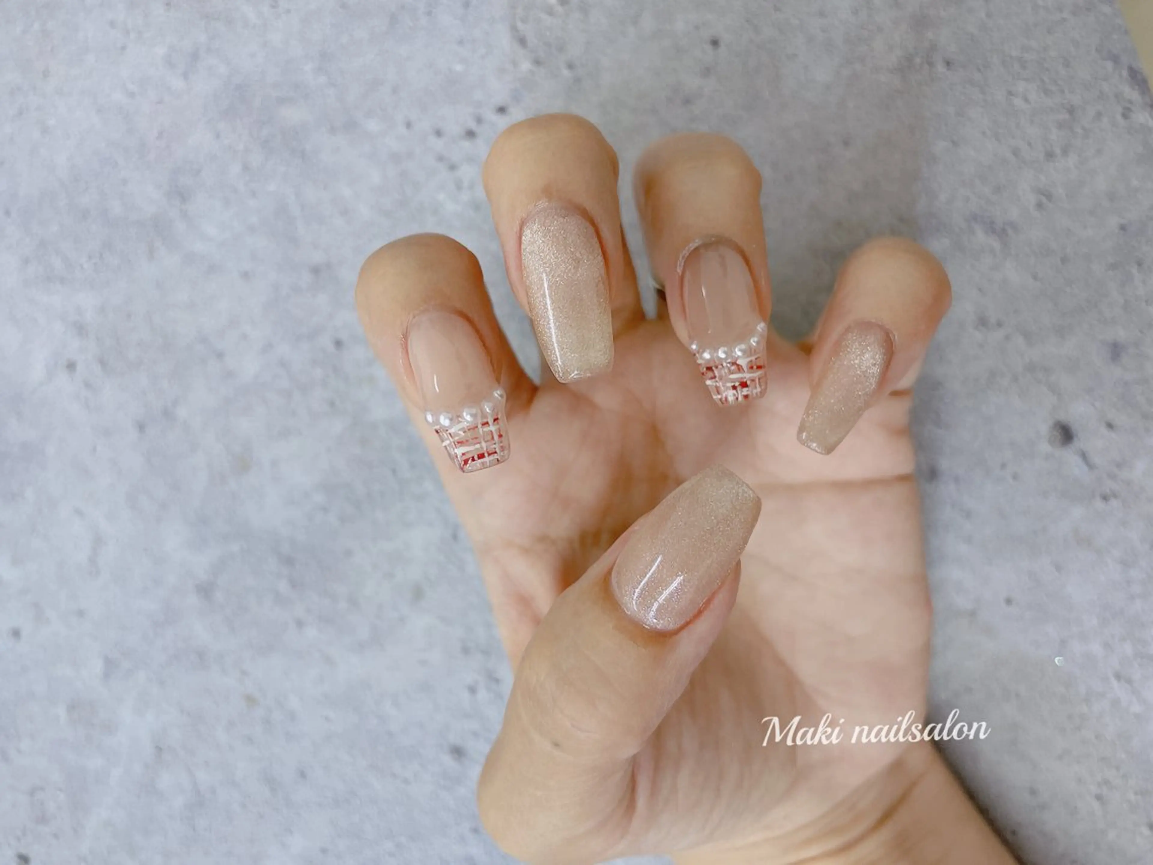 ネイル ハンドネイル マキ ネイルサロンのネイルデザイン