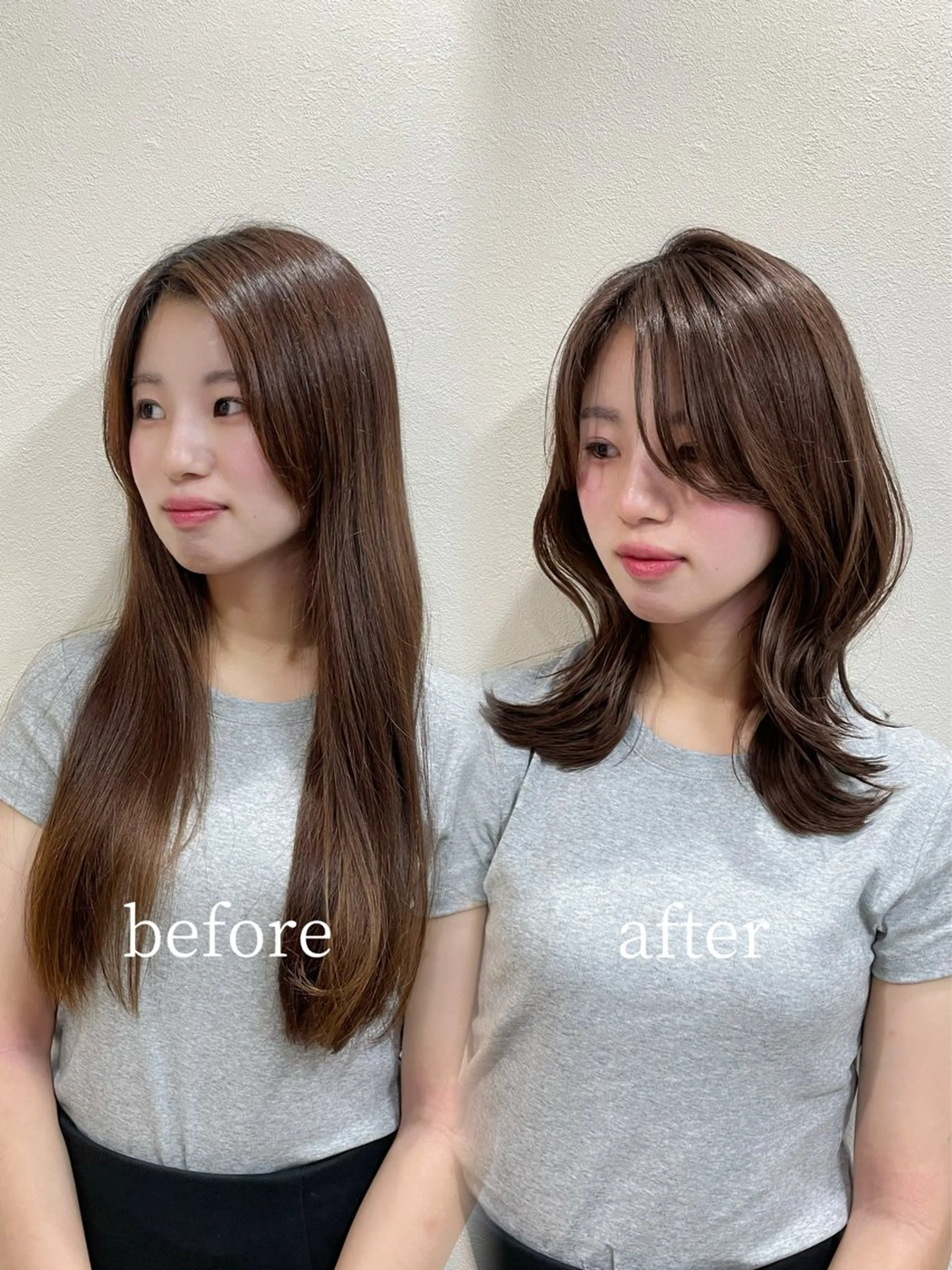 ミディアム カラー ワックス脱毛 HINA🎀韓国ヘア / アイリストのヘアスタイル